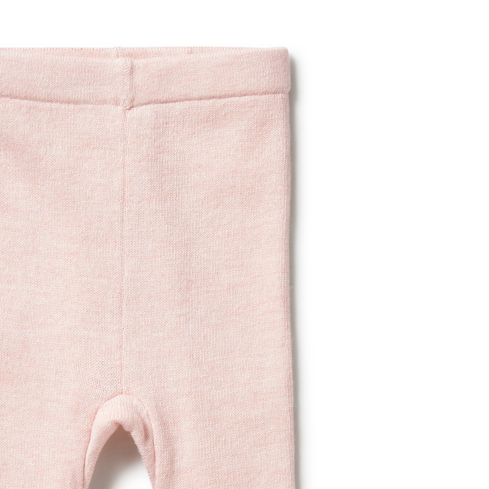 Wilson & Frenchy - Knitted Legging with Feet - Pink Baby Wilson & Frenchy