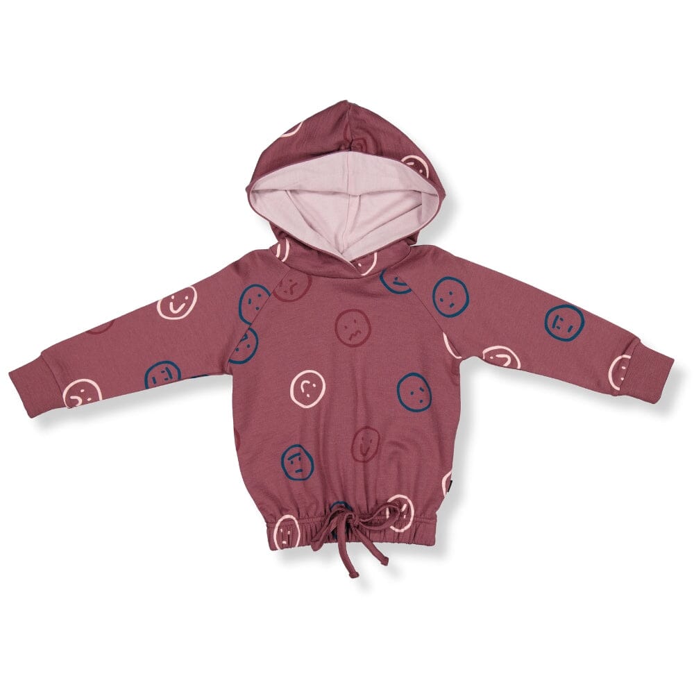 Little Flock of Horrors - Elyse Hooded Sweatshirt - Wild Ginger Faces Girls Little Flock of Horrors