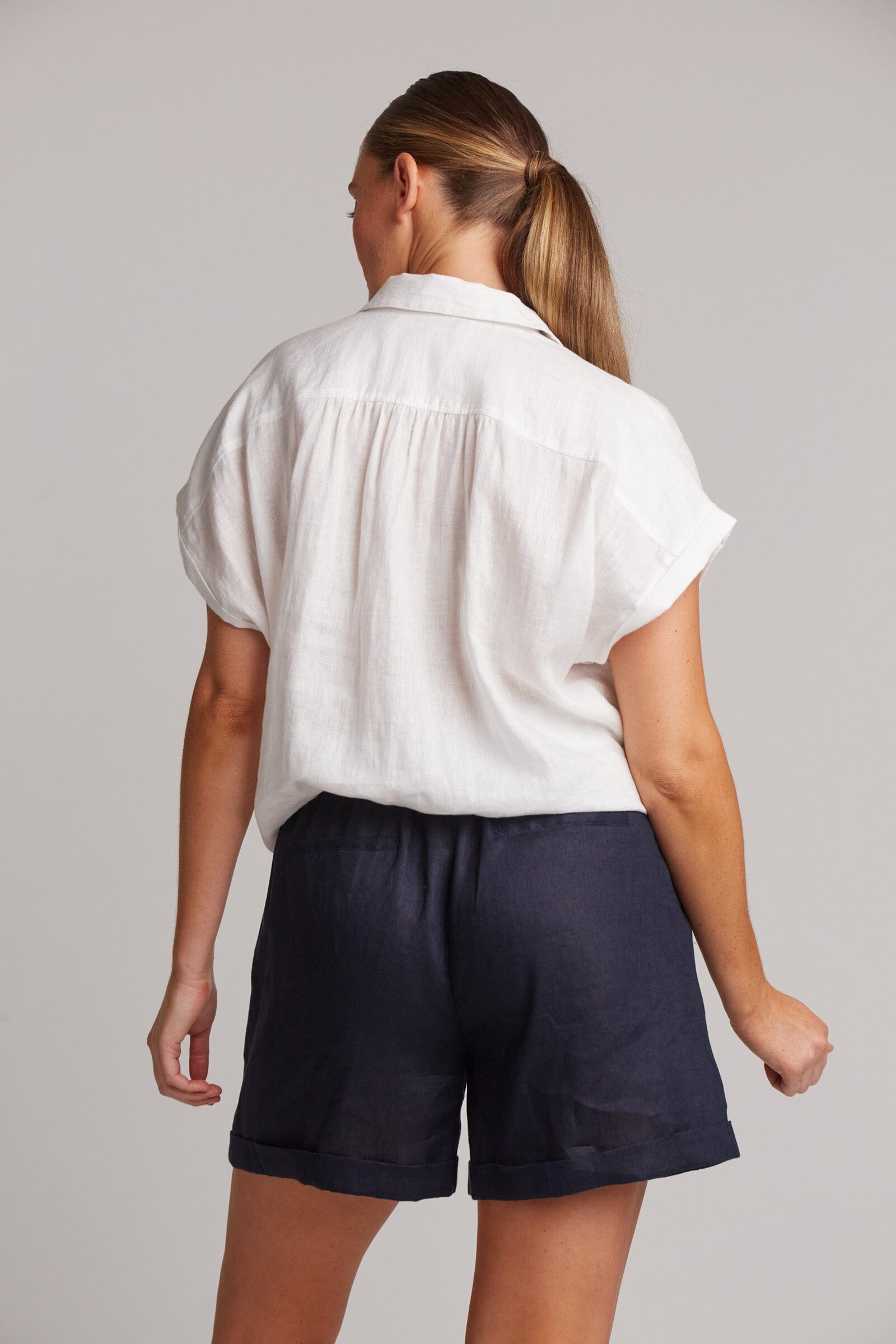 eb&ive | Studio Tie Shirt - Salt Womens eb&ive