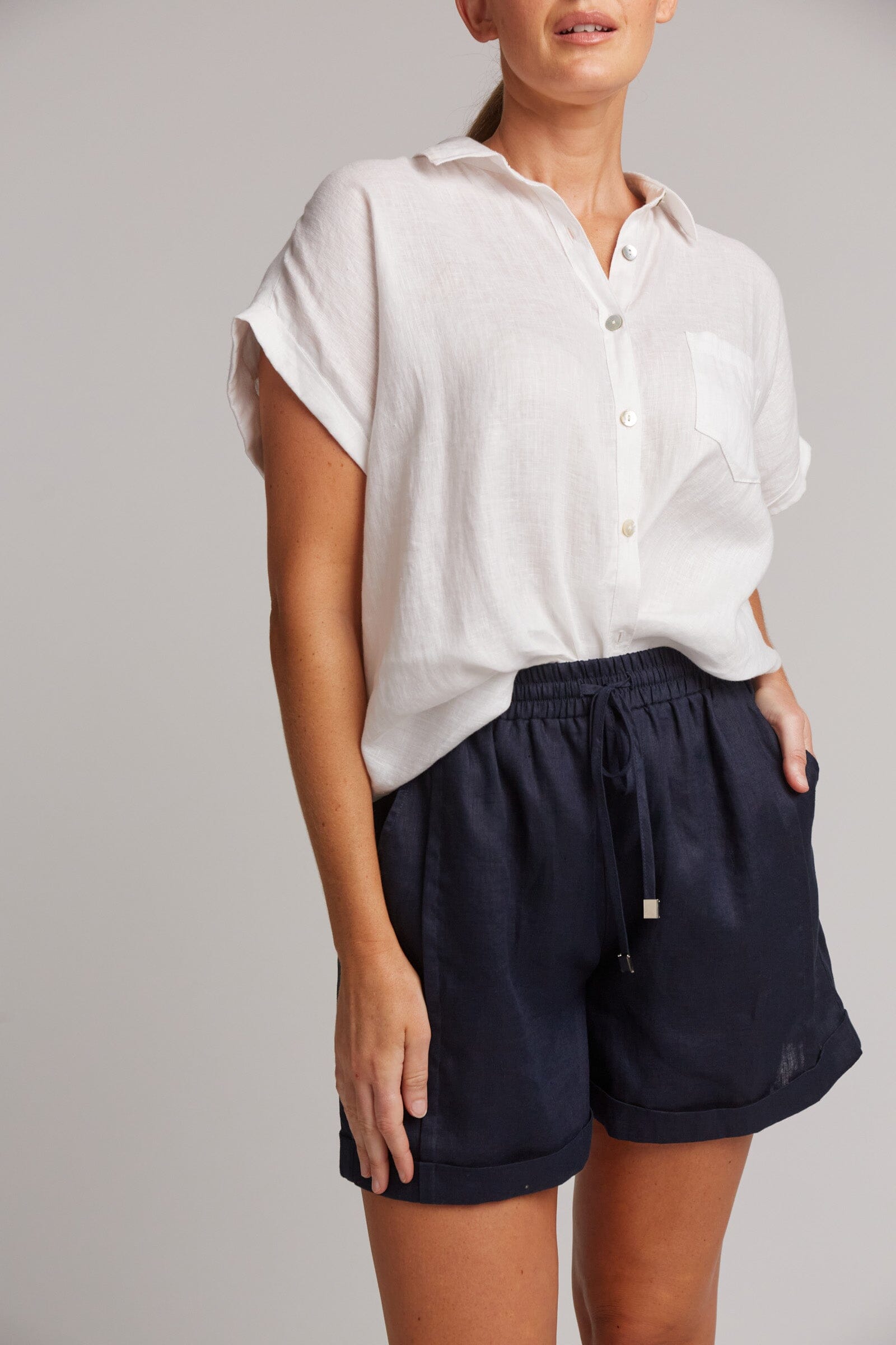 eb&ive | Studio Short - Navy Womens eb&ive