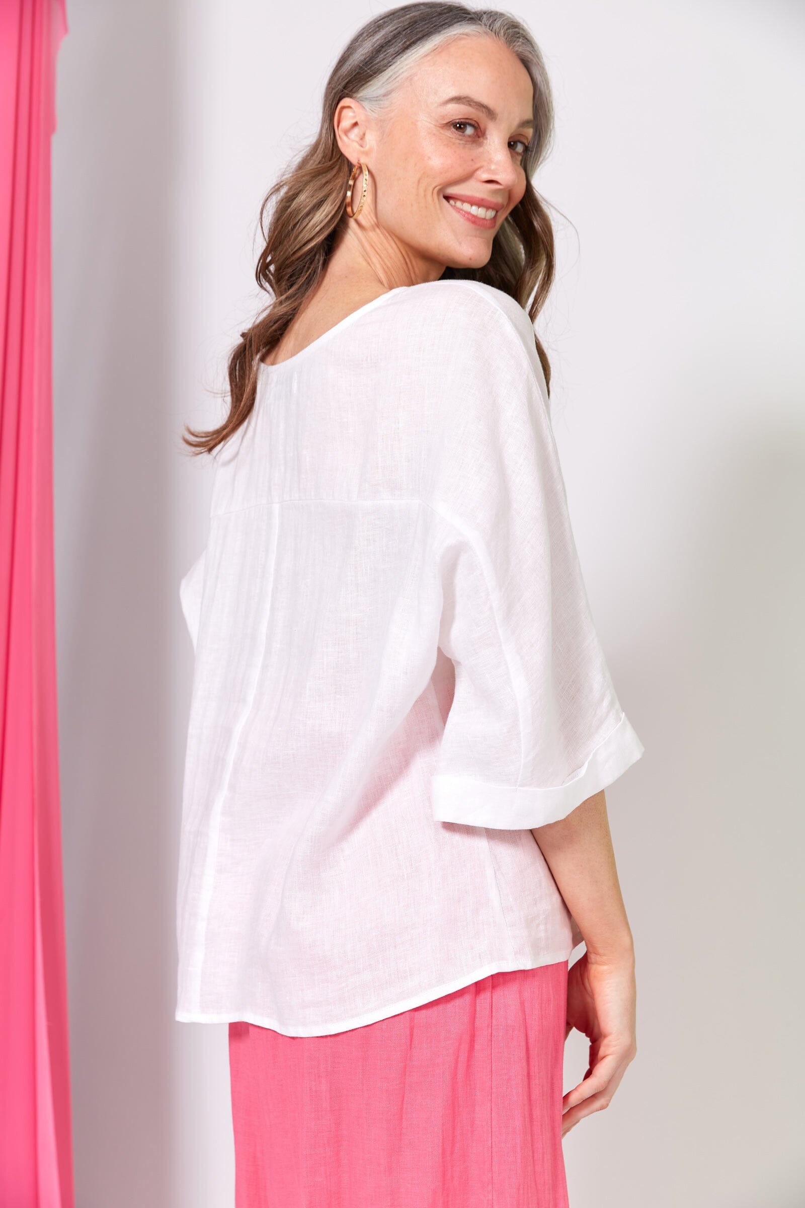 eb&ive | Studio Relaxed Top - Salt Womens eb&ive