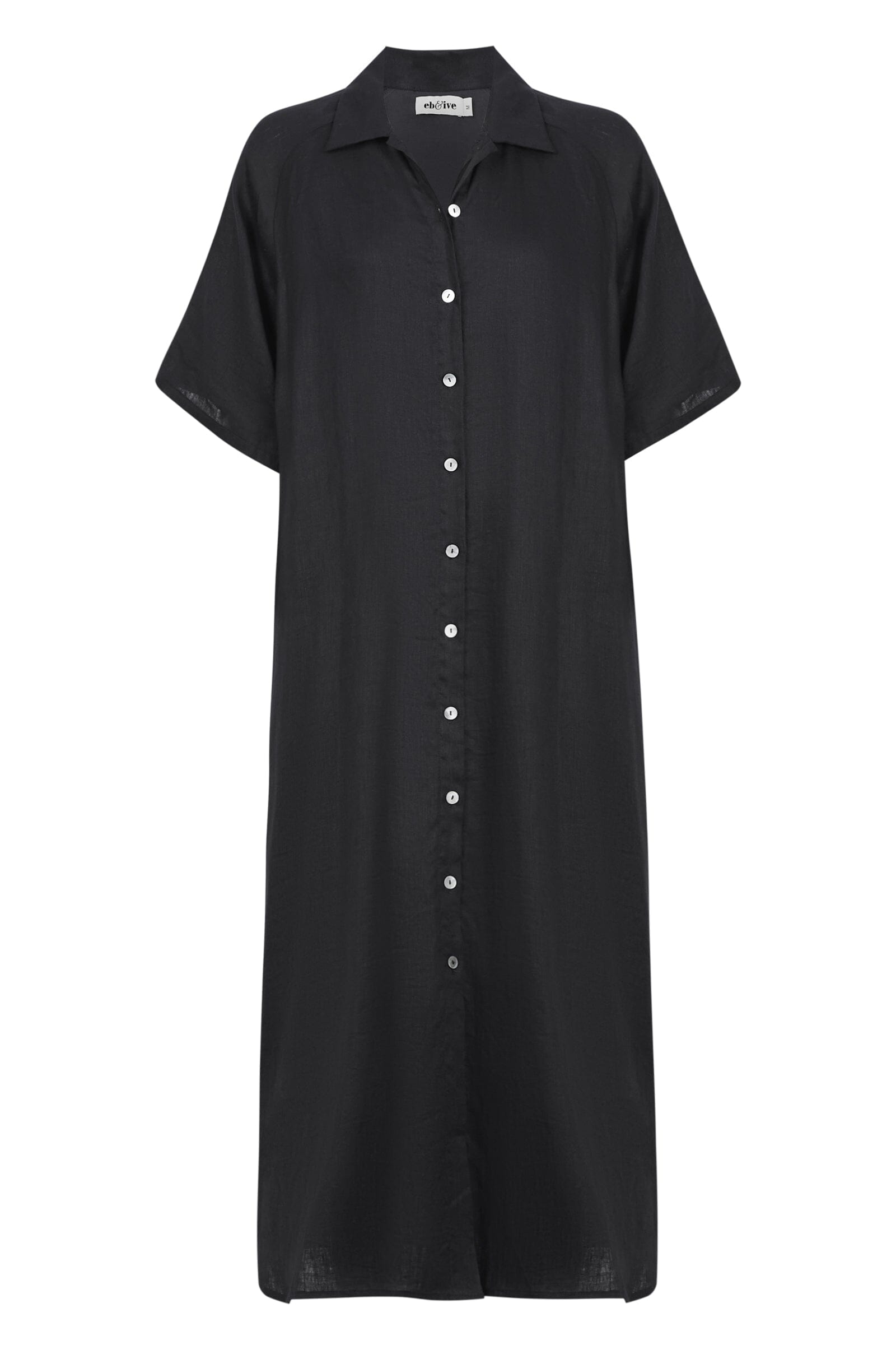 eb&ive | Studio Shirt Dress - Ebony *** PRE ORDER / DUE 22OCT *** Womens eb&ive