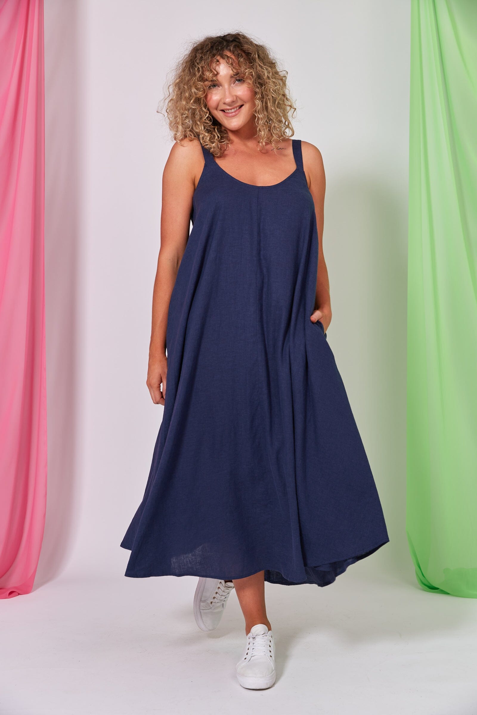eb&ive - Verve Tank Maxi Dress - Sapphire Womens eb&ive