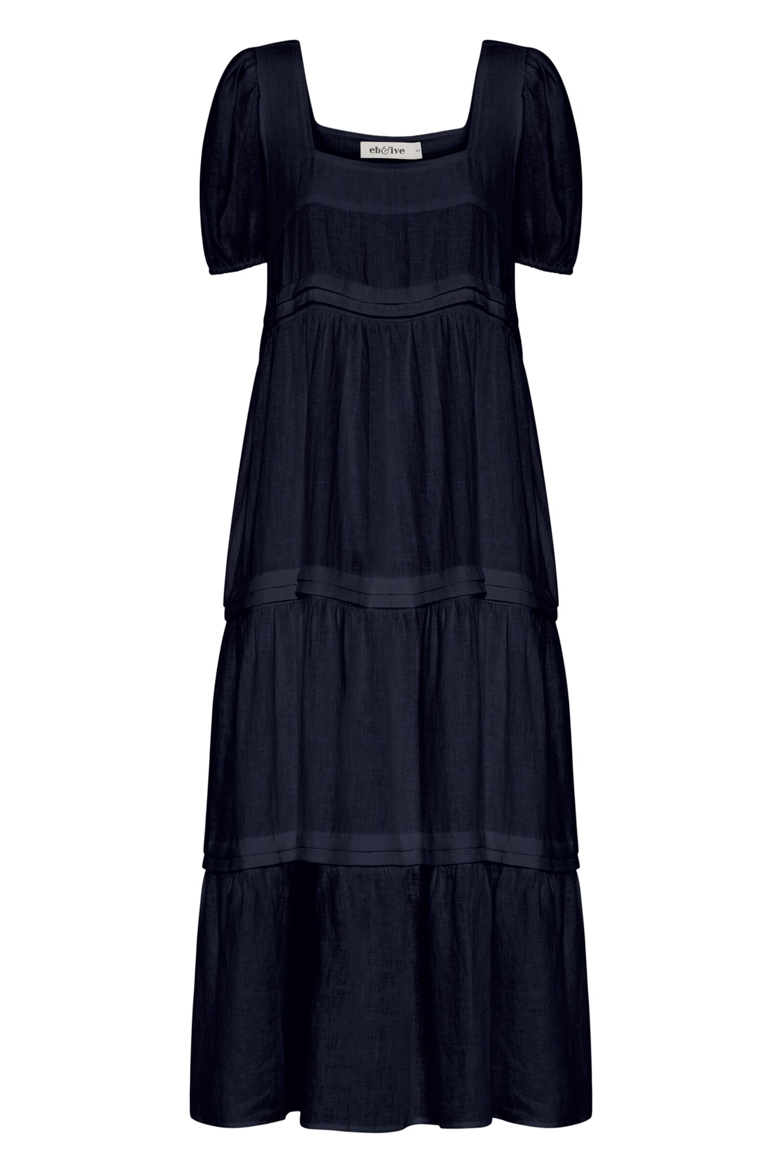 eb&ive - La Vie Pintuck Maxi Dress - Sapphire Womens eb&ive
