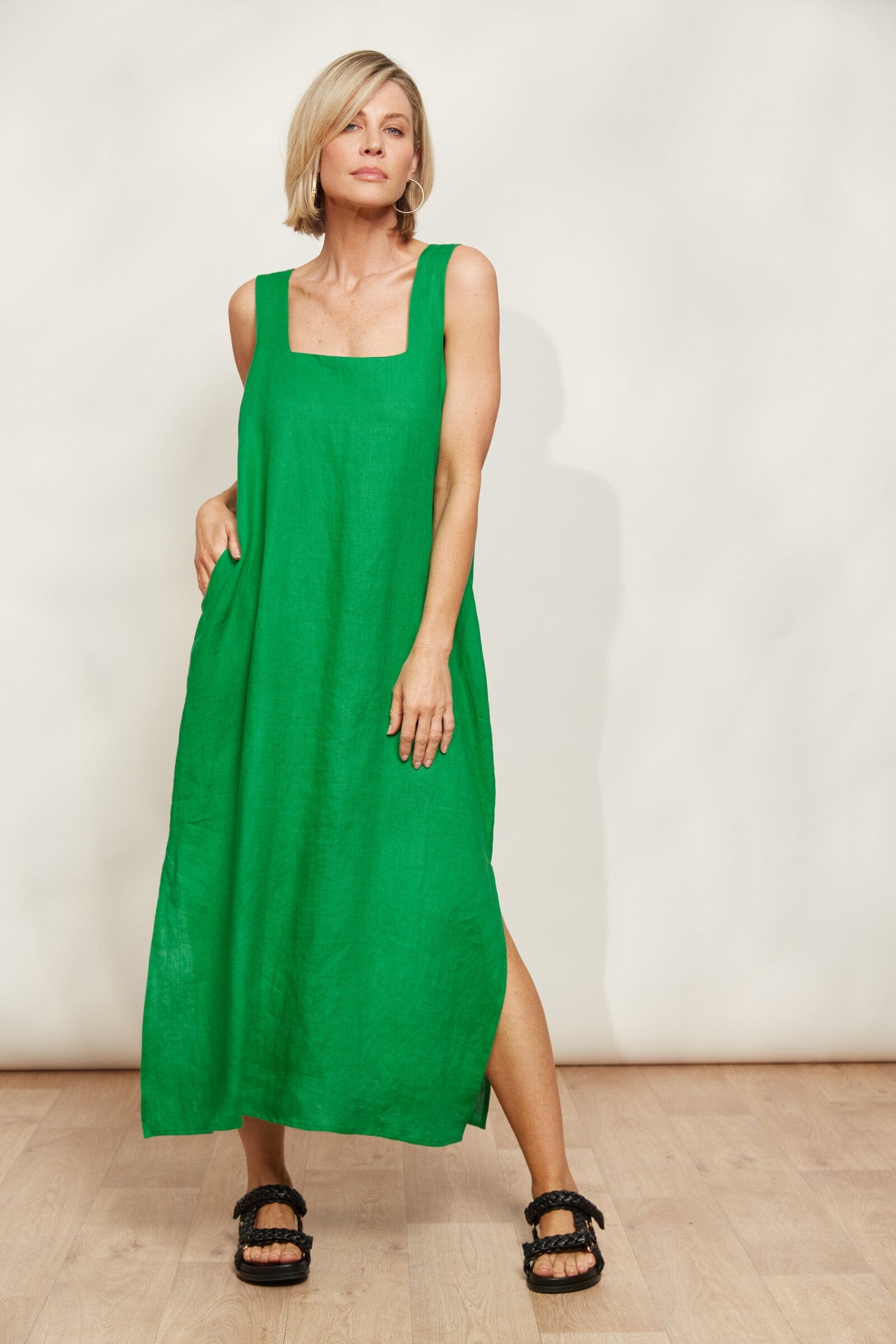 eb&ive | Halcyon Tank Dress - Emerald Womens eb&ive