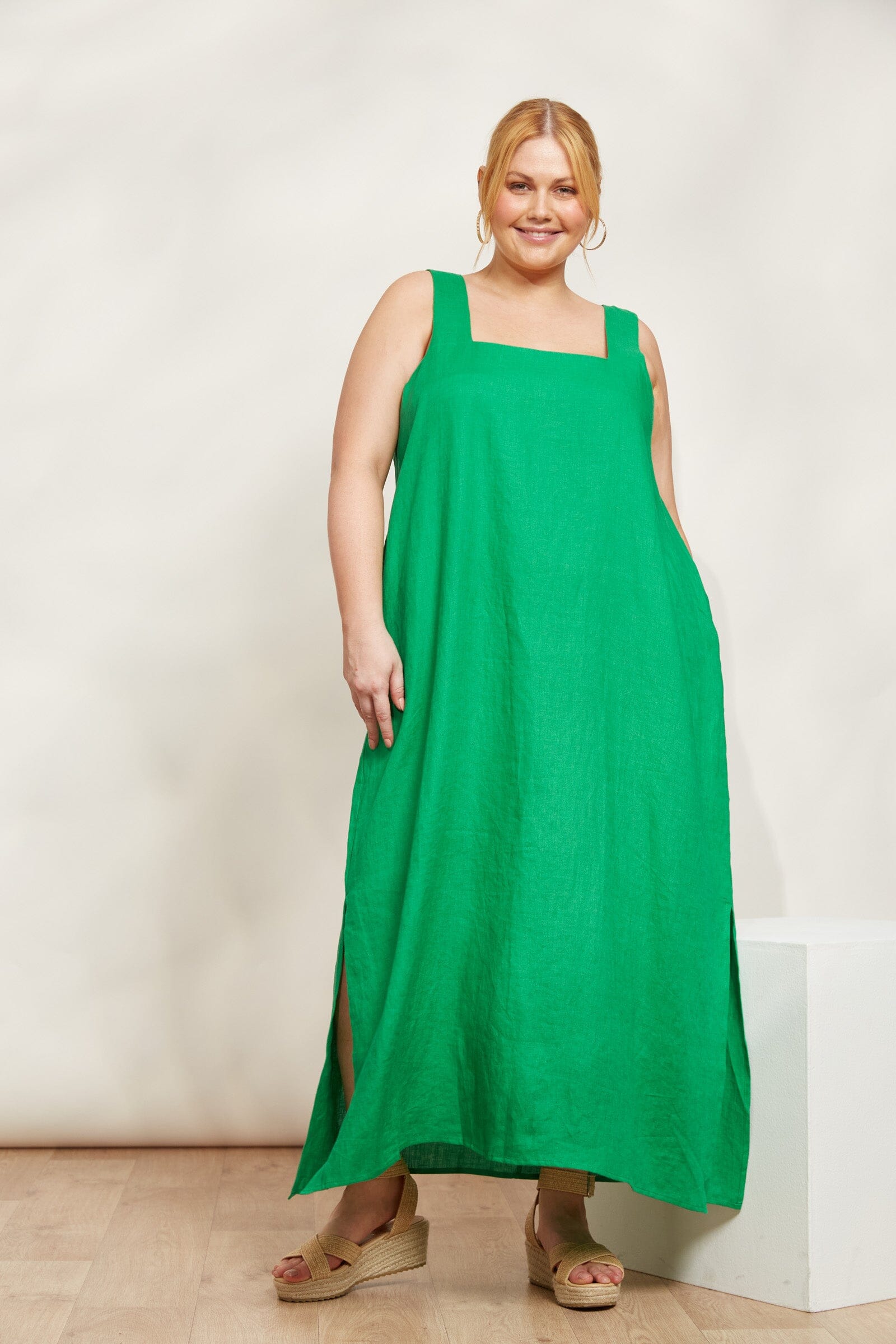 eb&ive | Halcyon Tank Dress - Emerald Womens eb&ive