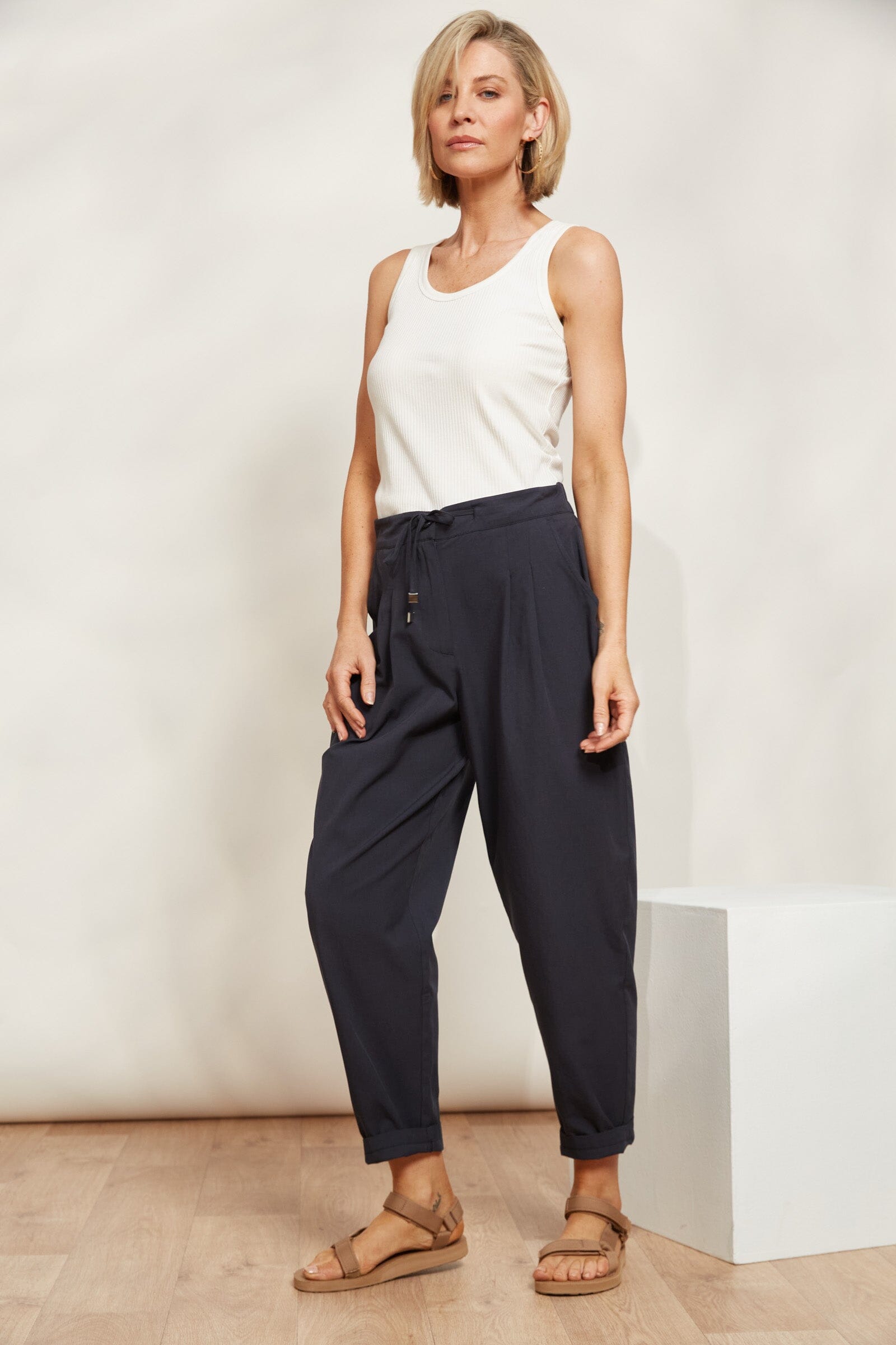 eb&ive | La Plage Pant - Indigo Womens eb&ive