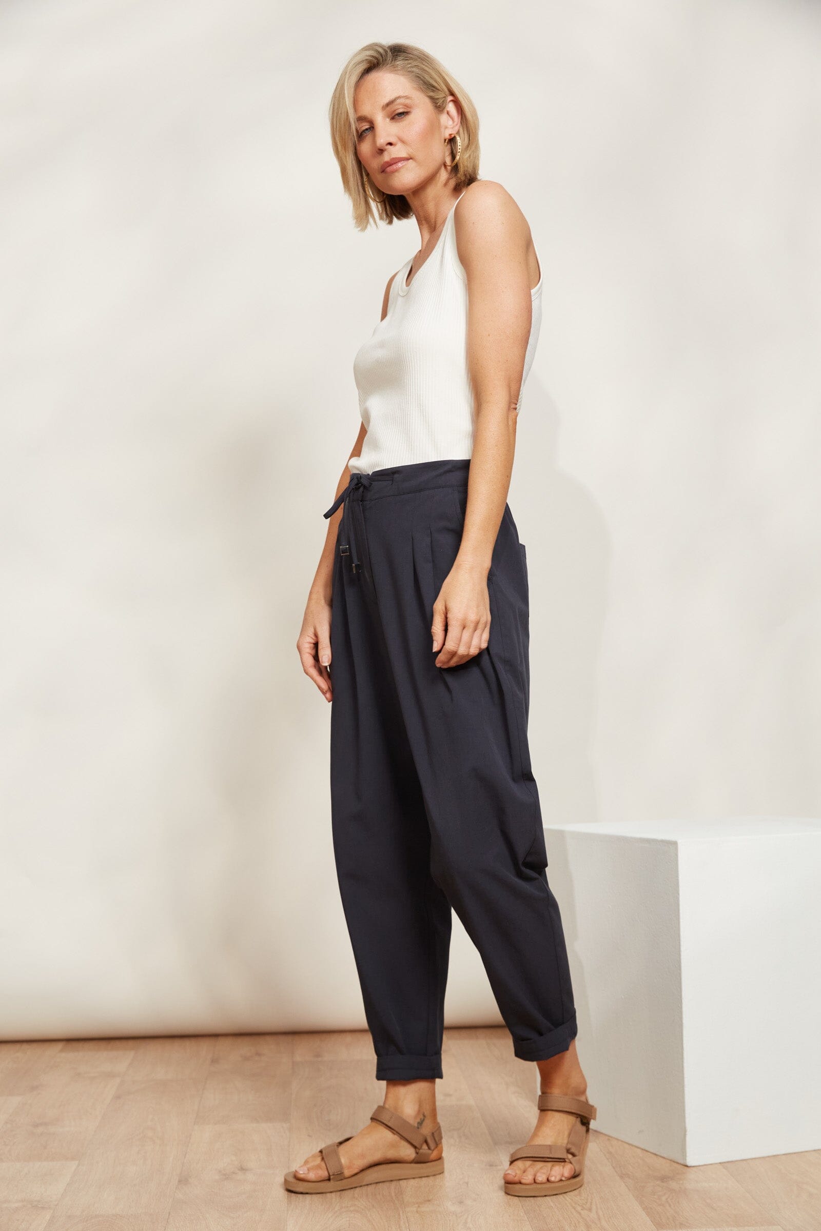 eb&ive | La Plage Pant - Indigo Womens eb&ive