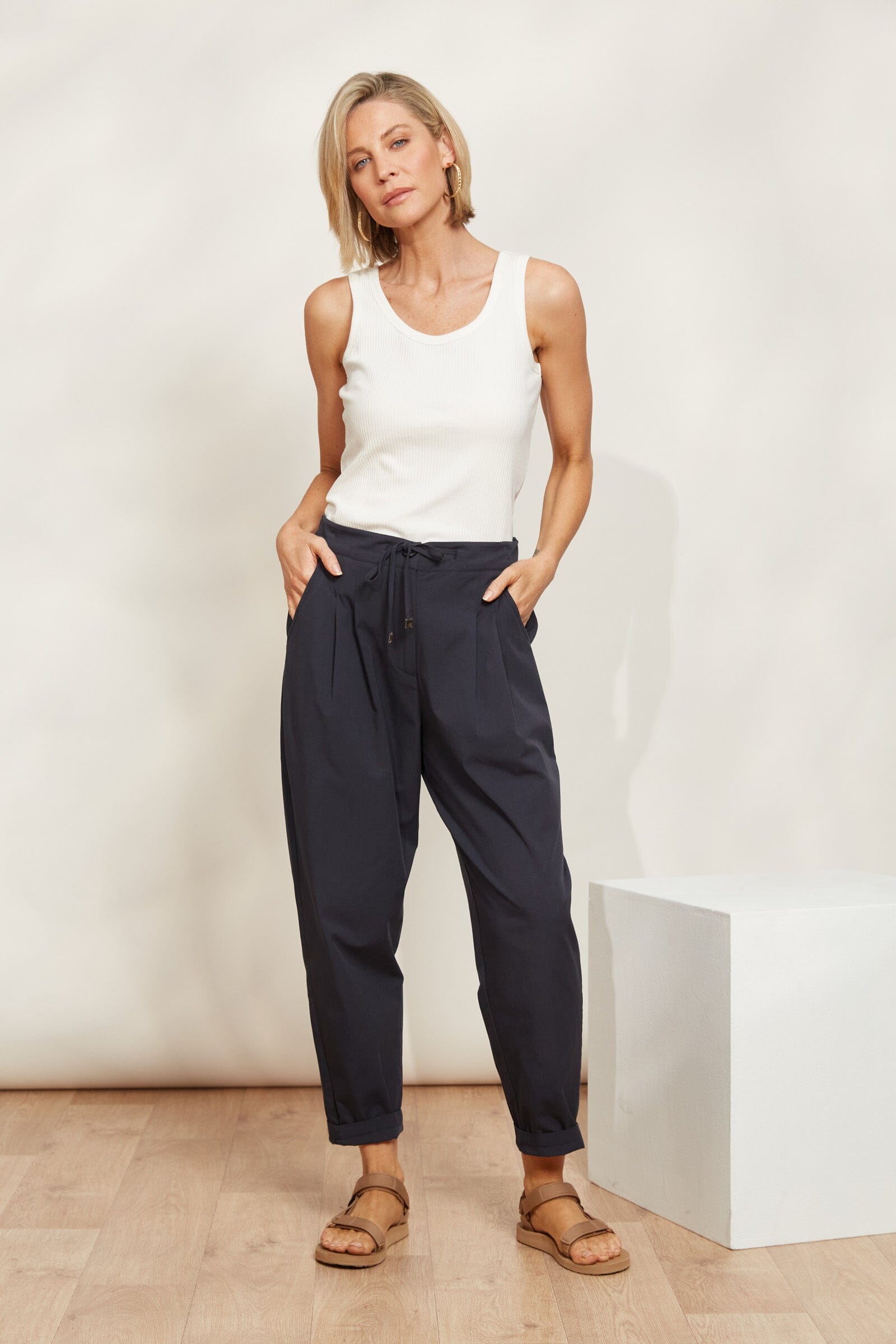 eb&ive | La Plage Pant - Indigo Womens eb&ive