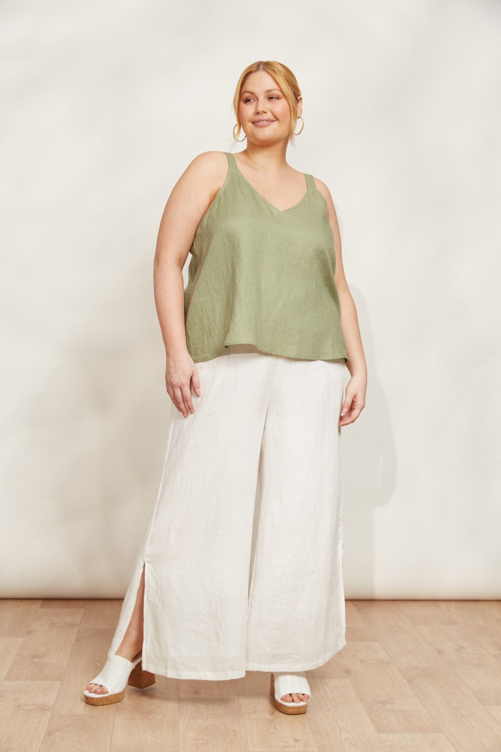 eb&ive | Sojourn Tank - Aloe Womens eb&ive