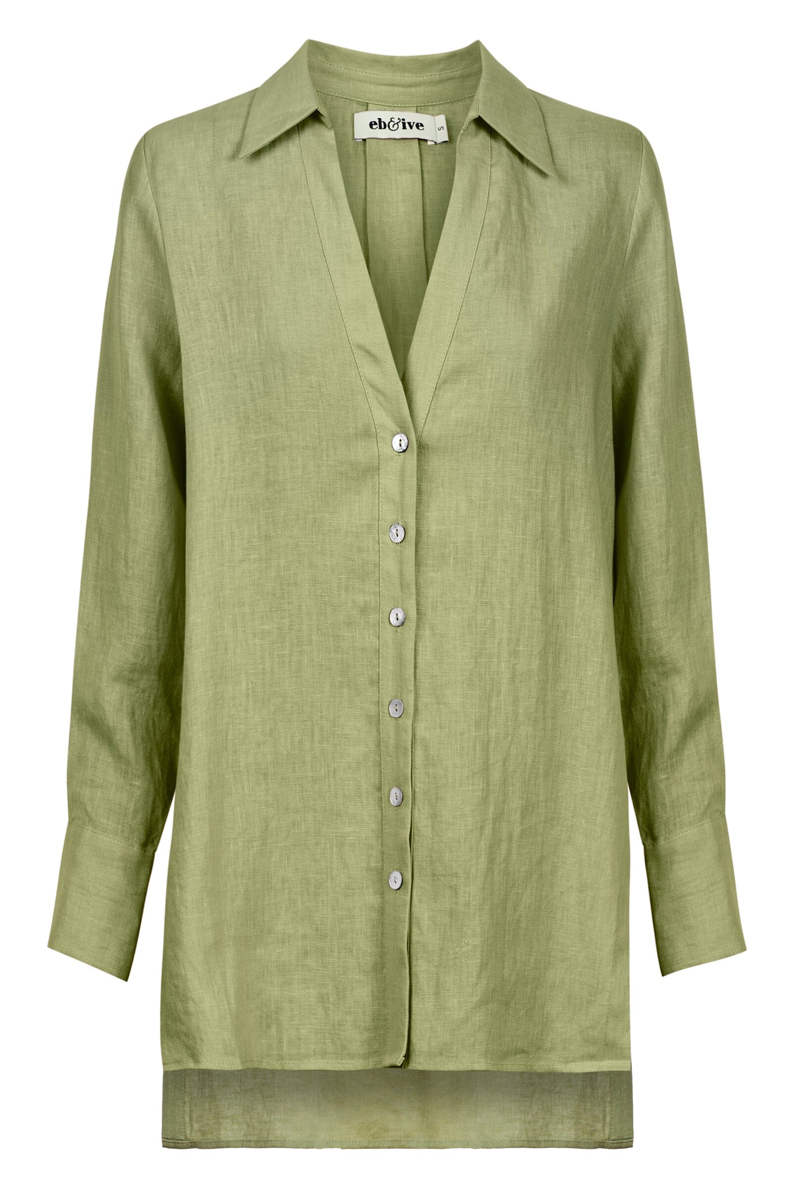 eb&ive | Sojourn Shirt - Aloe Womens eb&ive