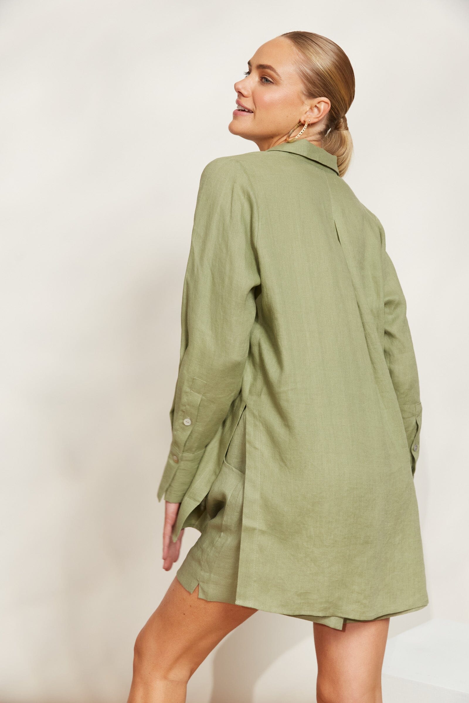 eb&ive | Sojourn Shirt - Aloe Womens eb&ive