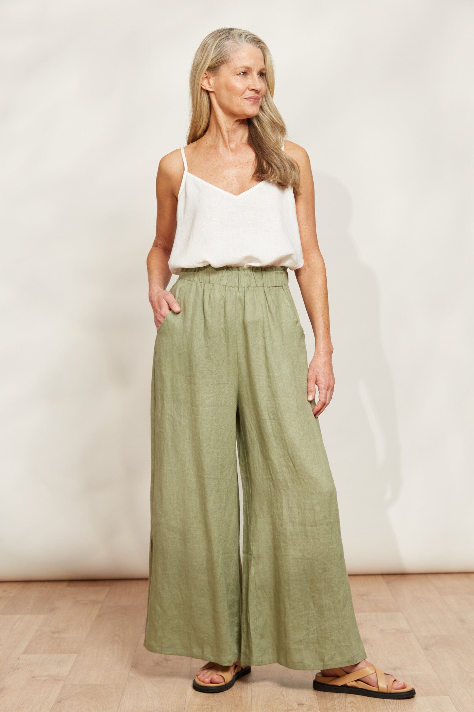 eb&ive | Sojourn Pant - Aloe Womens eb&ive