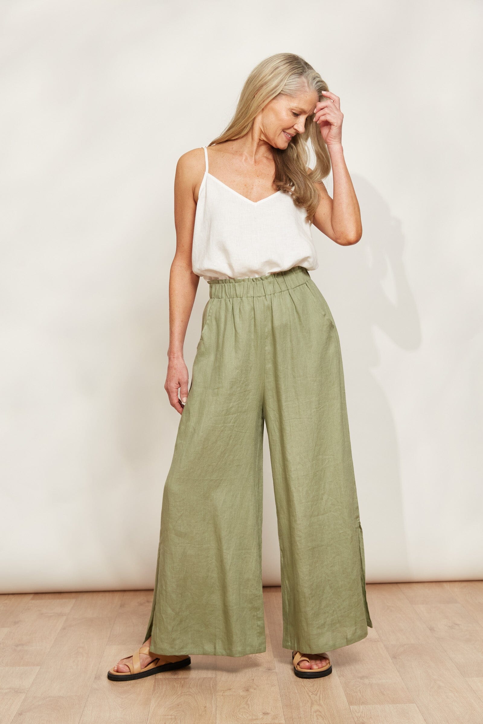 eb&ive | Sojourn Pant - Aloe Womens eb&ive