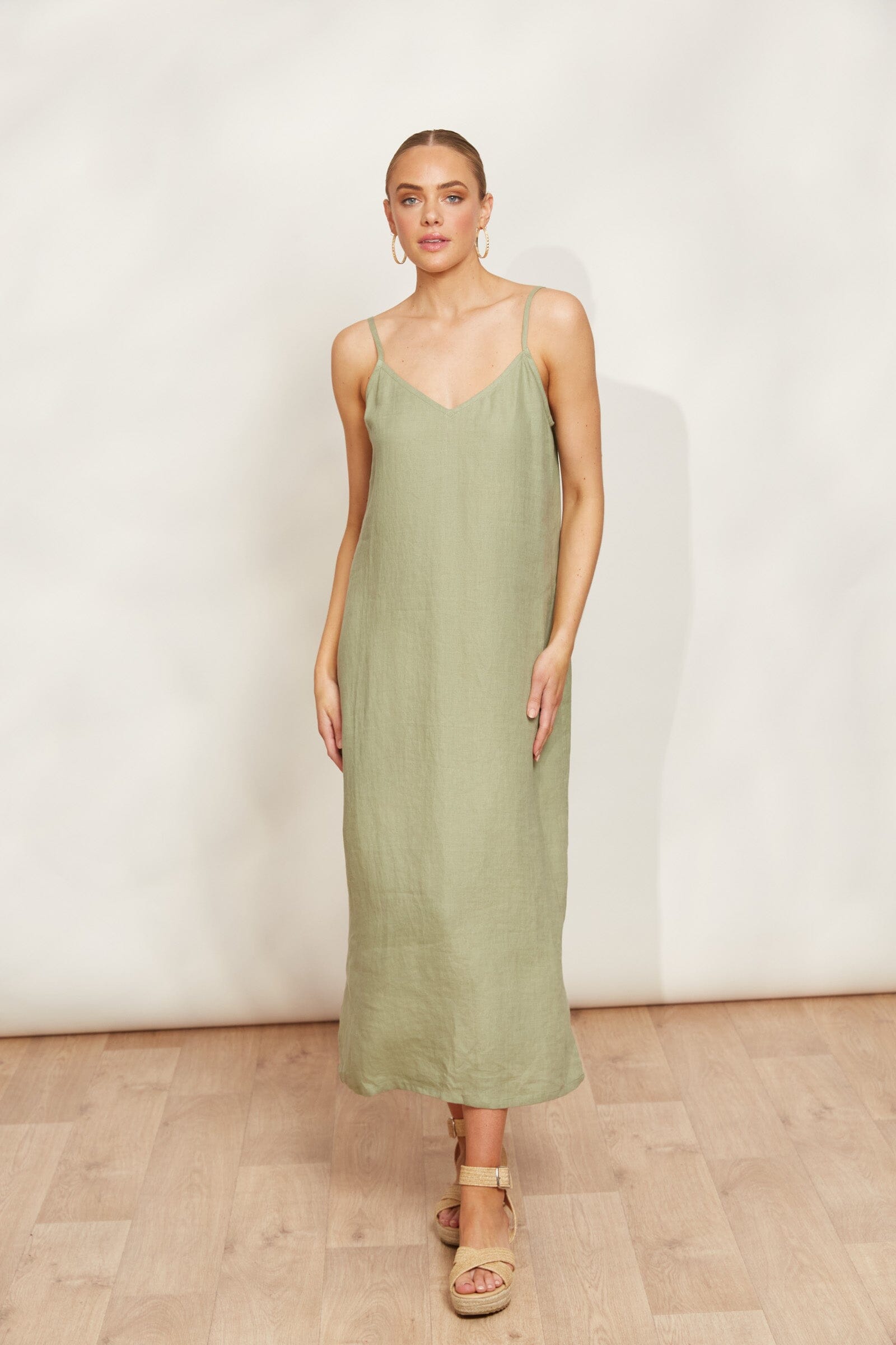 eb&ive | Sojourn Tank Maxi - Aloe Womens eb&ive