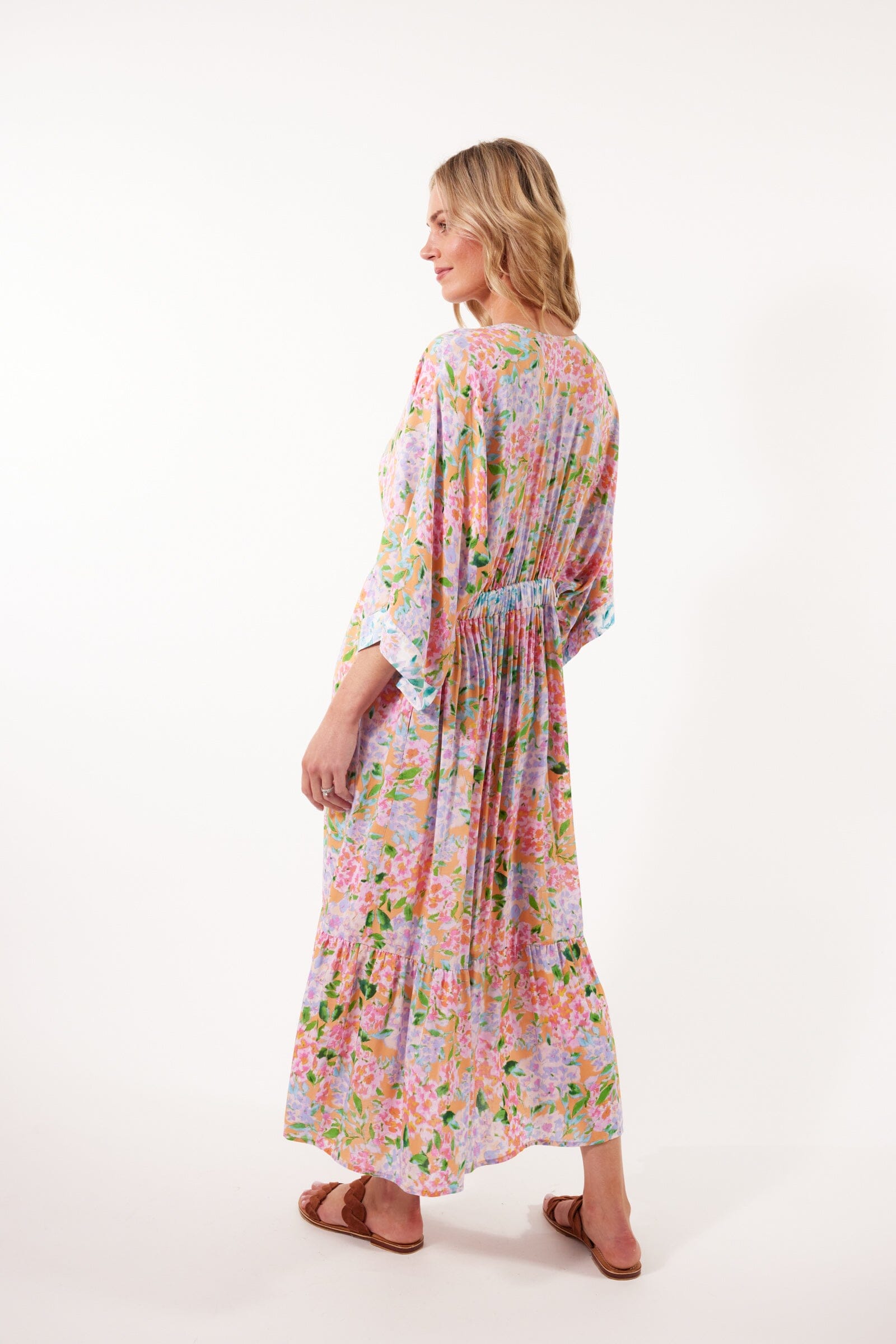 Isle of Mine - Botanical Relax Dress - Sunset Hydrangea Womens isleOFmine