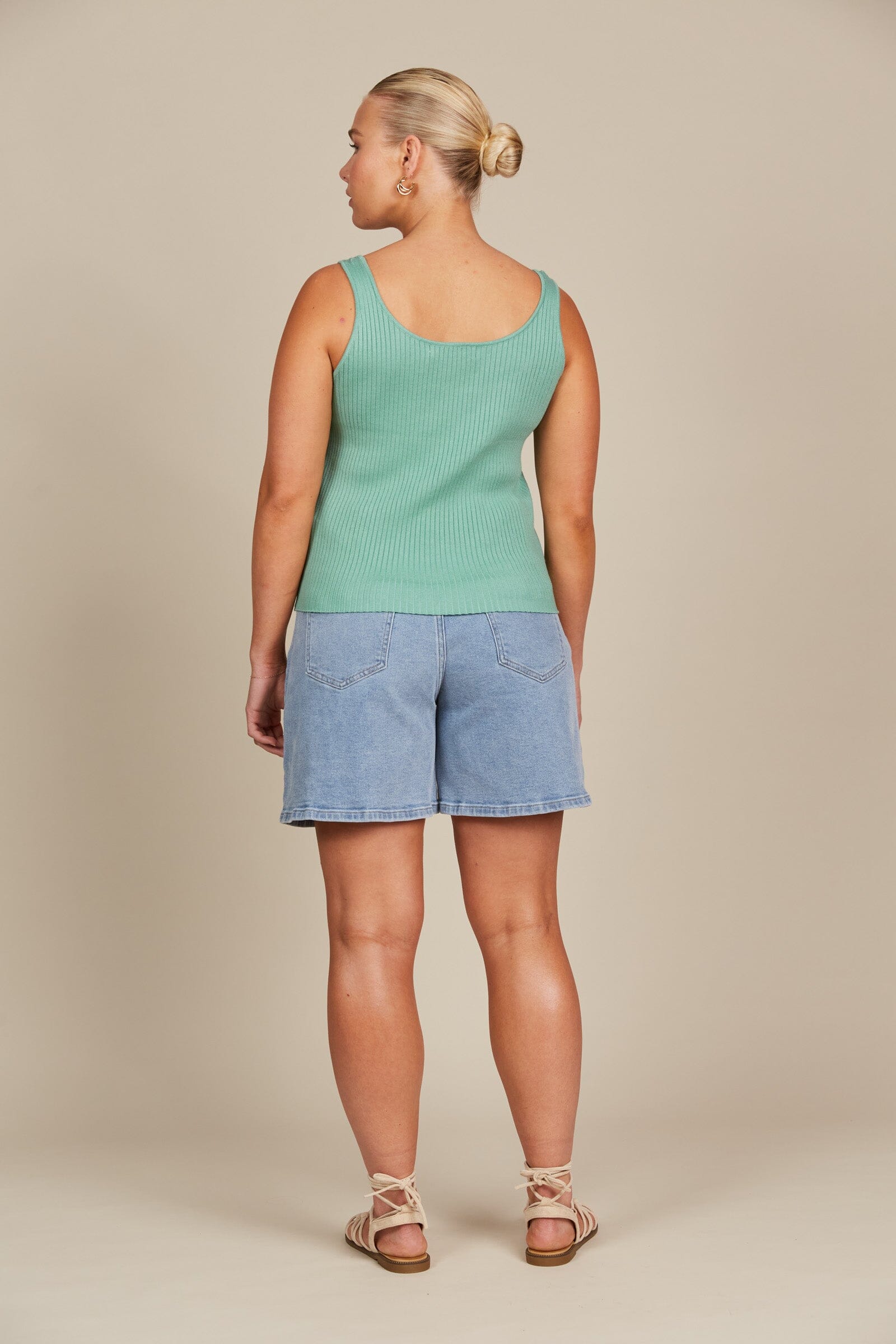 Isle of Mine - Adele Tank - Seafoam Womens isleOFmine