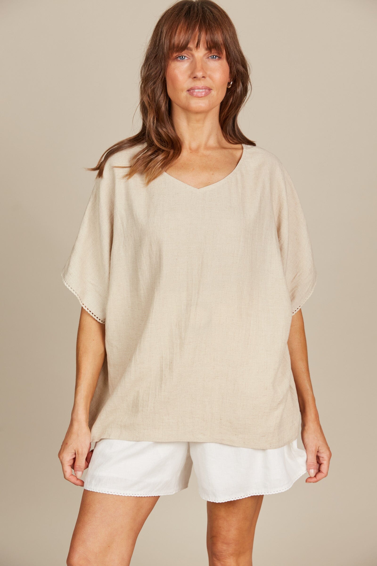 Isle of Mine - Amelie Relaxed Top - Canvas Womens isleOFmine