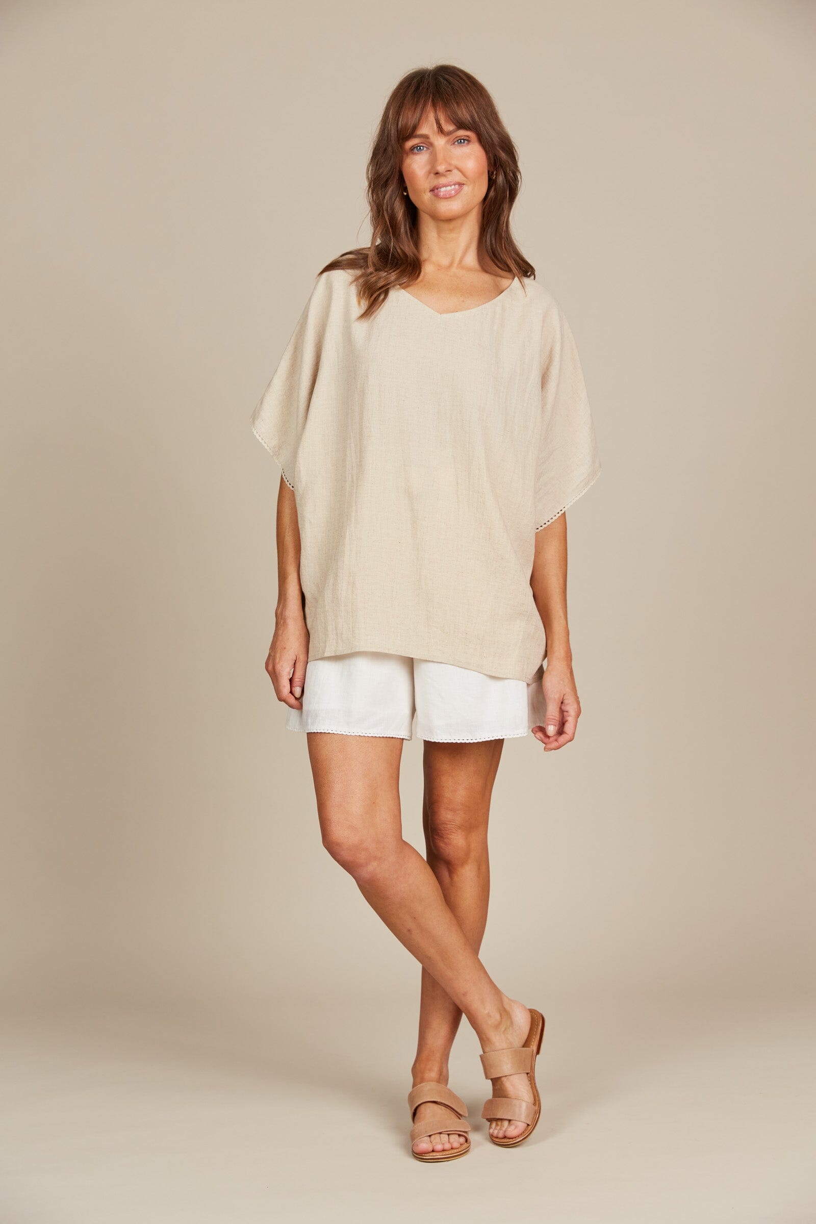 Isle of Mine - Amelie Relaxed Top - Canvas Womens isleOFmine