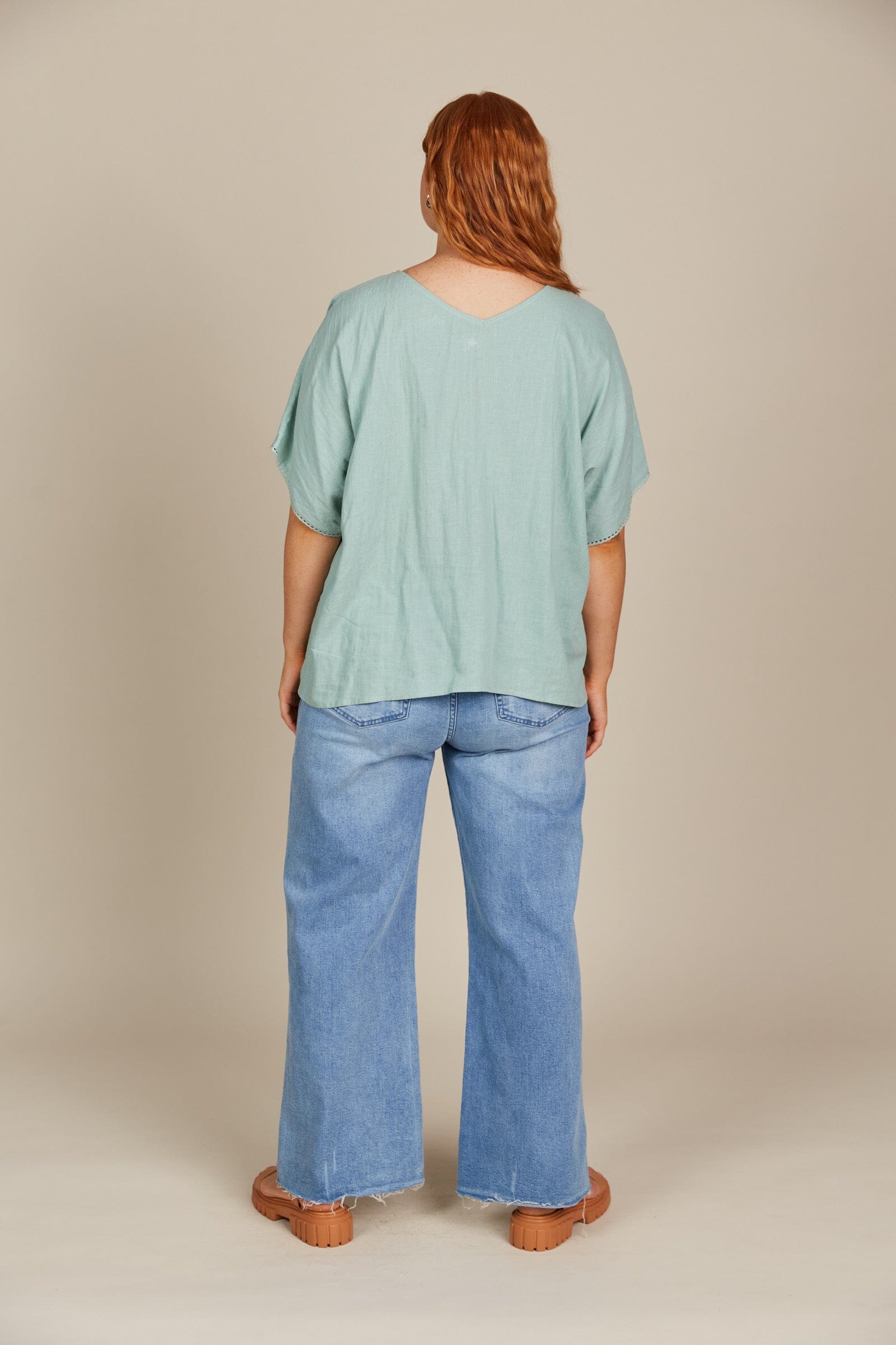 Isle of Mine - Amelie Relaxed Top - Seafoam Womens isleOFmine