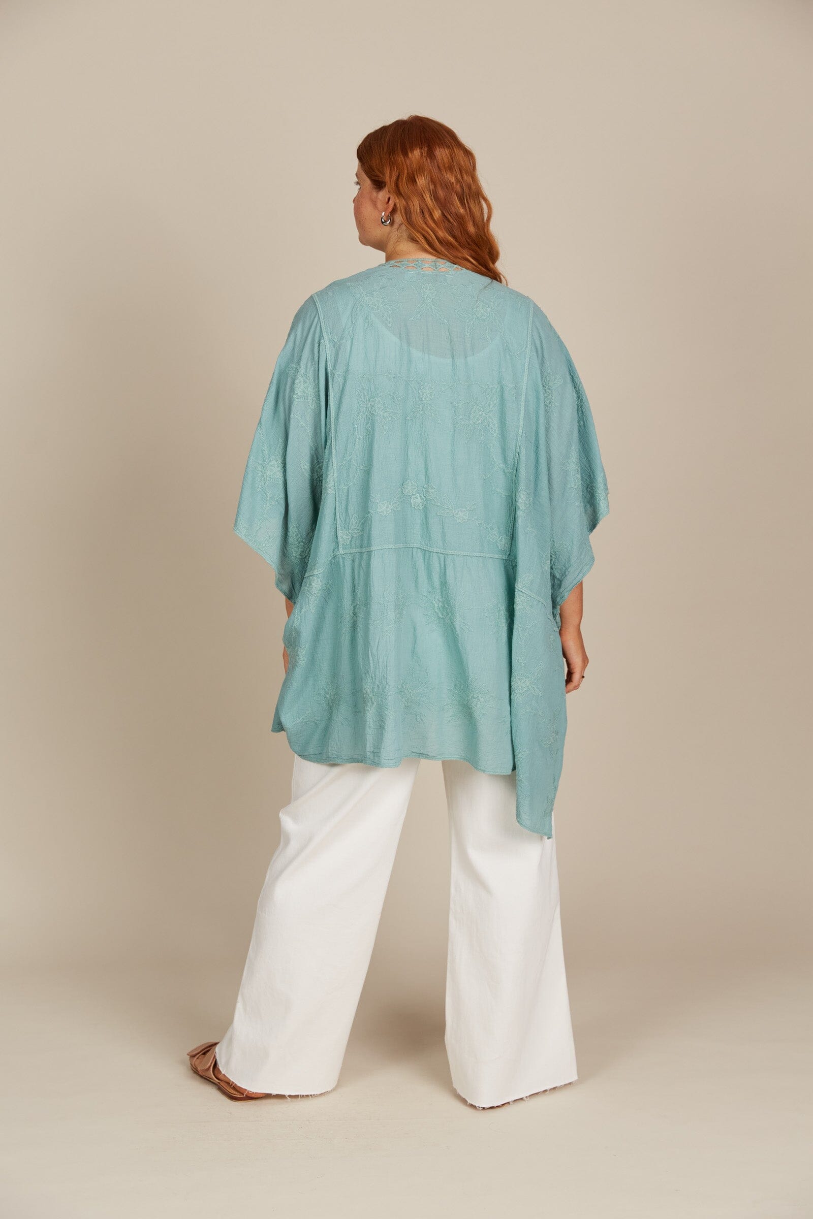 Isle of Mine - Fleur Cape - Seafoam Womens isleOFmine