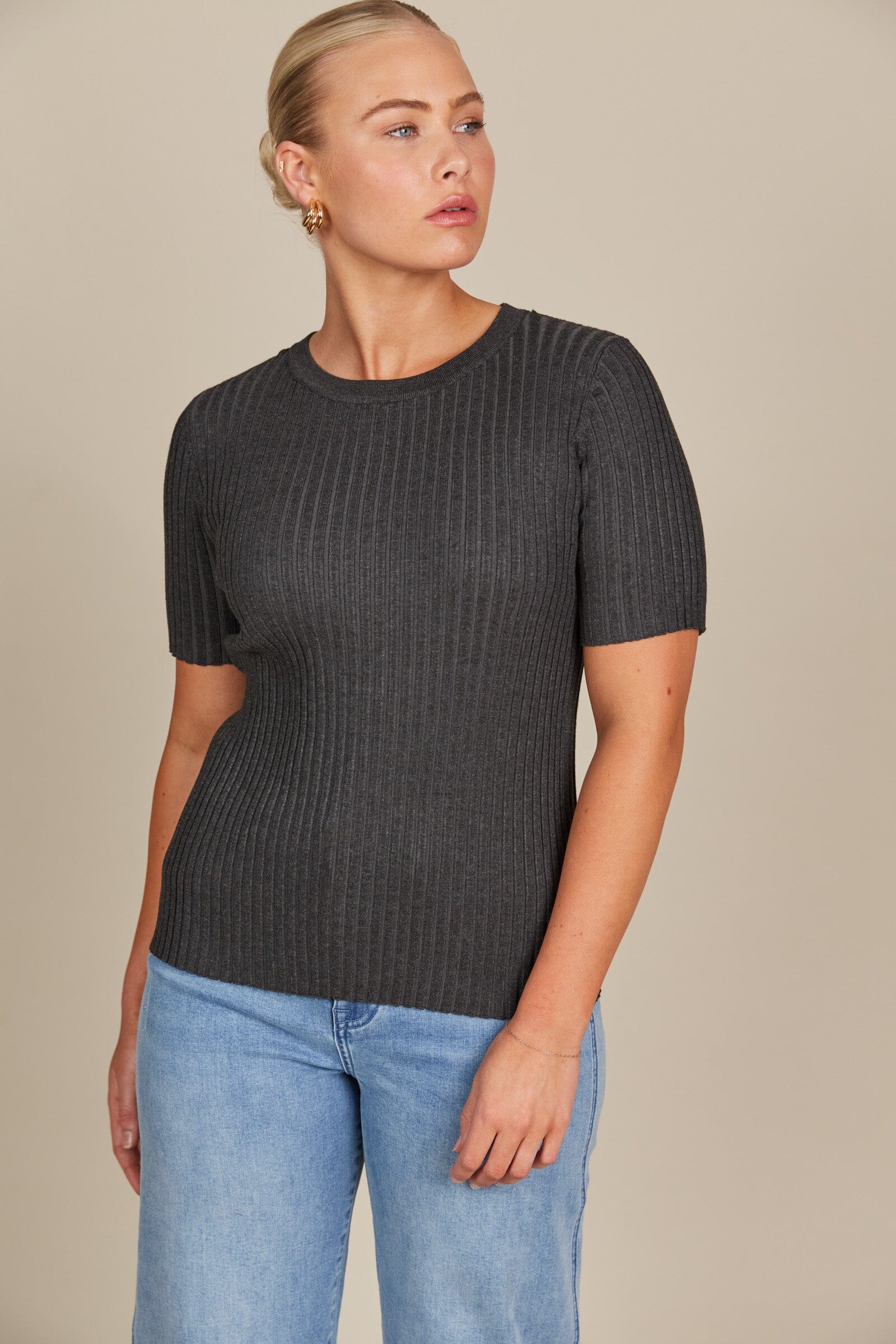 Isle of Mine - Juliette Top - Graphite Womens isleOFmine