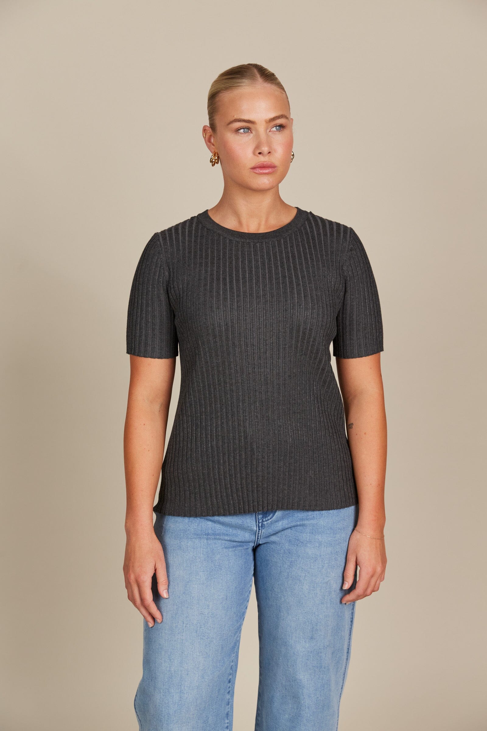 Isle of Mine - Juliette Top - Graphite Womens isleOFmine