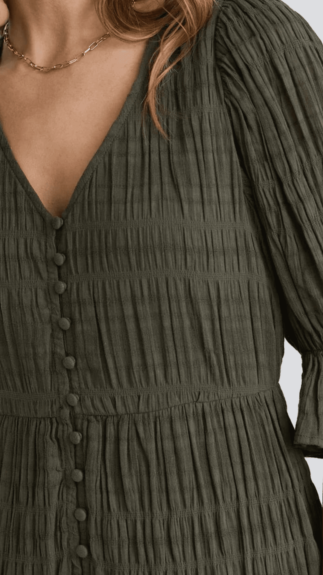 IVY + JACK - The Dreamy Tiered Maxi Dress - Khaki Womens IVY + JACK