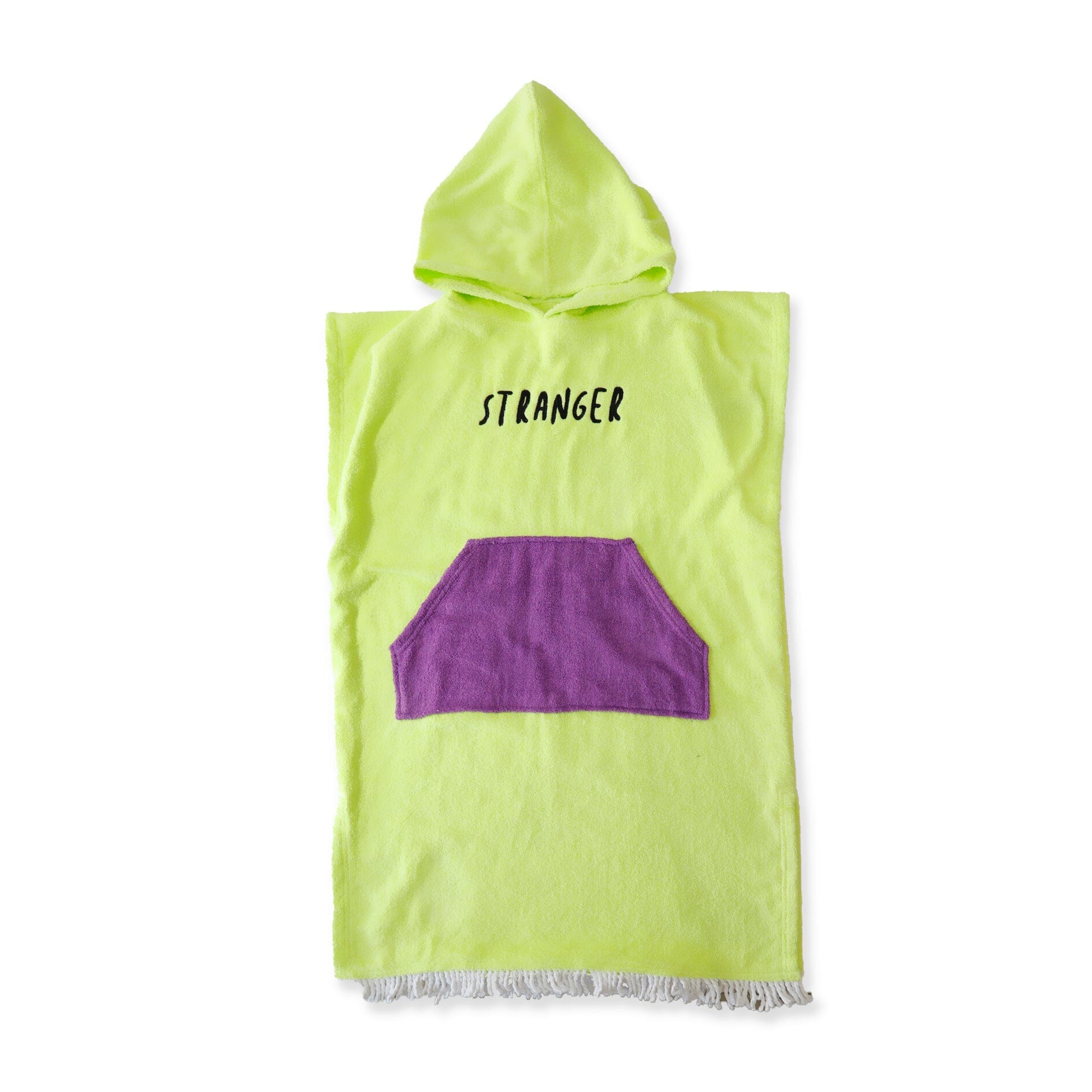 Hello Stranger - STRANGER PONCHO TOWEL - Lime Boys Hello Stranger