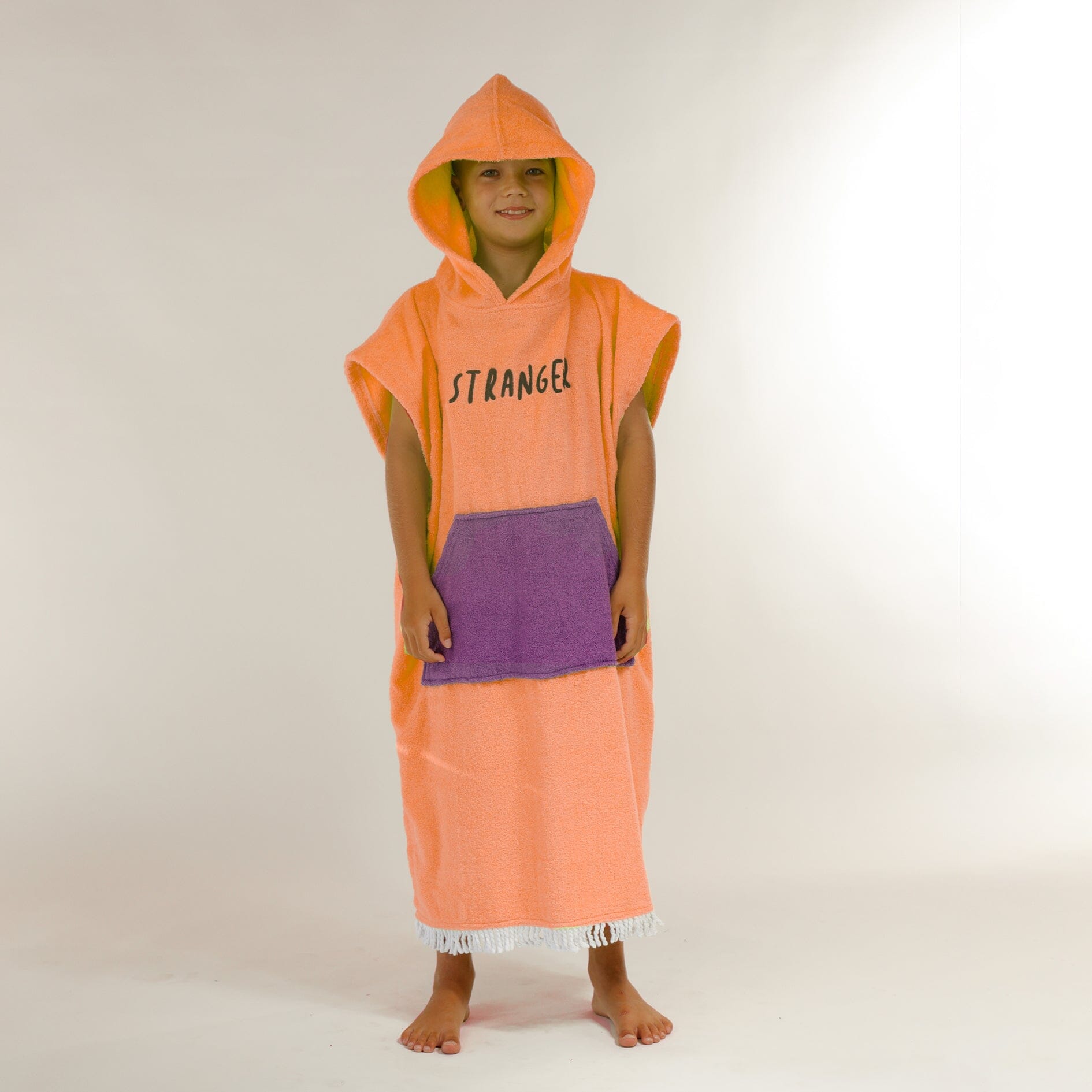 Hello Stranger - STRANGER PONCHO TOWEL – Orange Girls Hello Stranger