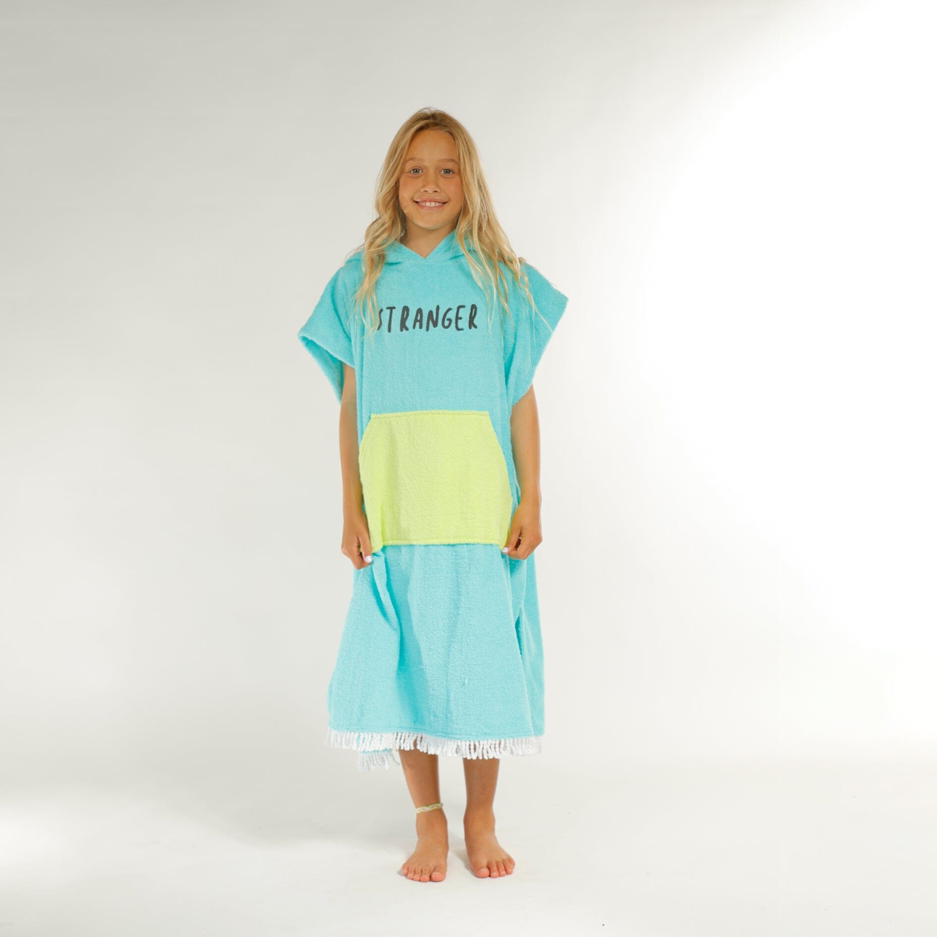 Hello Stranger - STRANGER PONCHO TOWEL - Turquoise Boys Hello Stranger