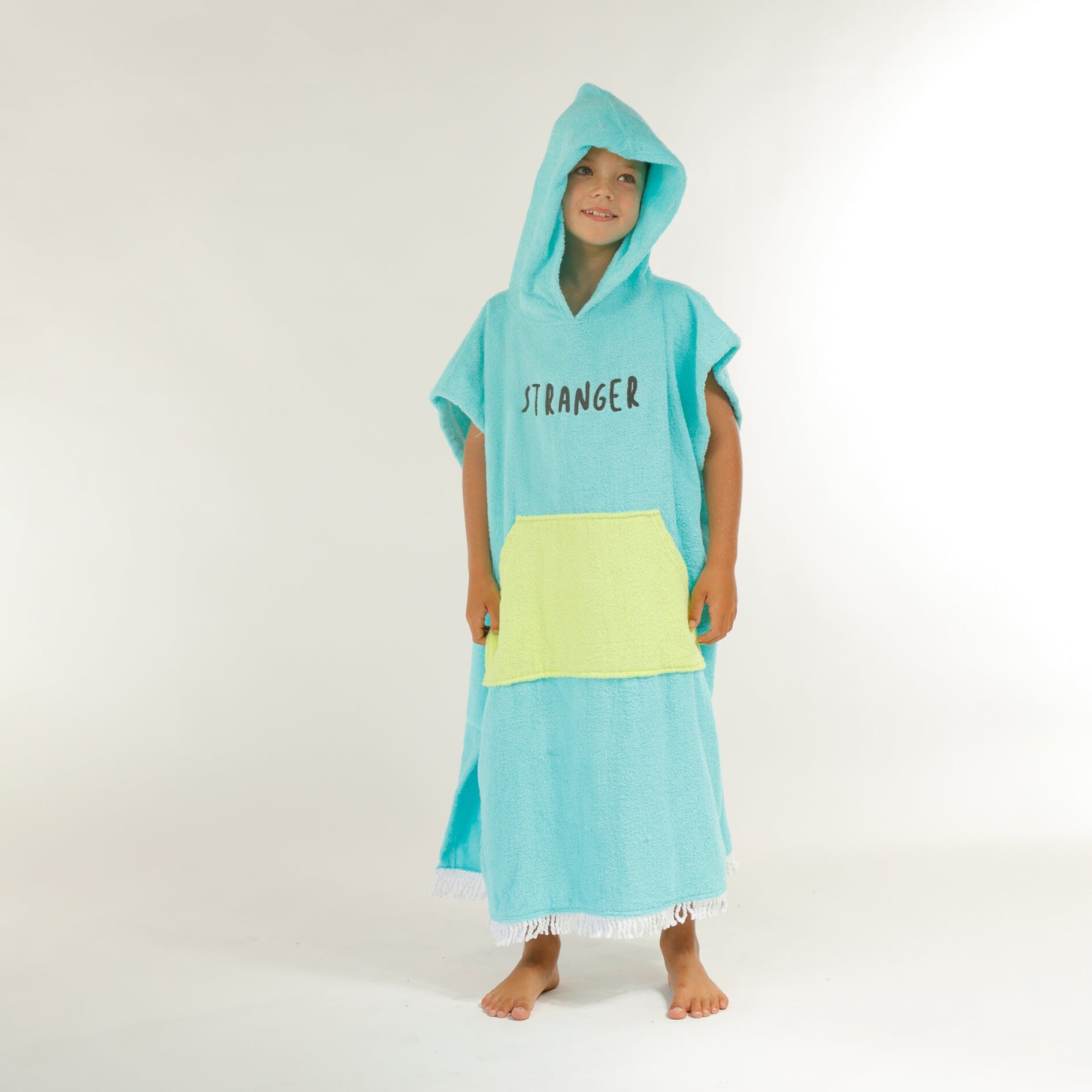 Hello Stranger - STRANGER PONCHO TOWEL - Turquoise Boys Hello Stranger