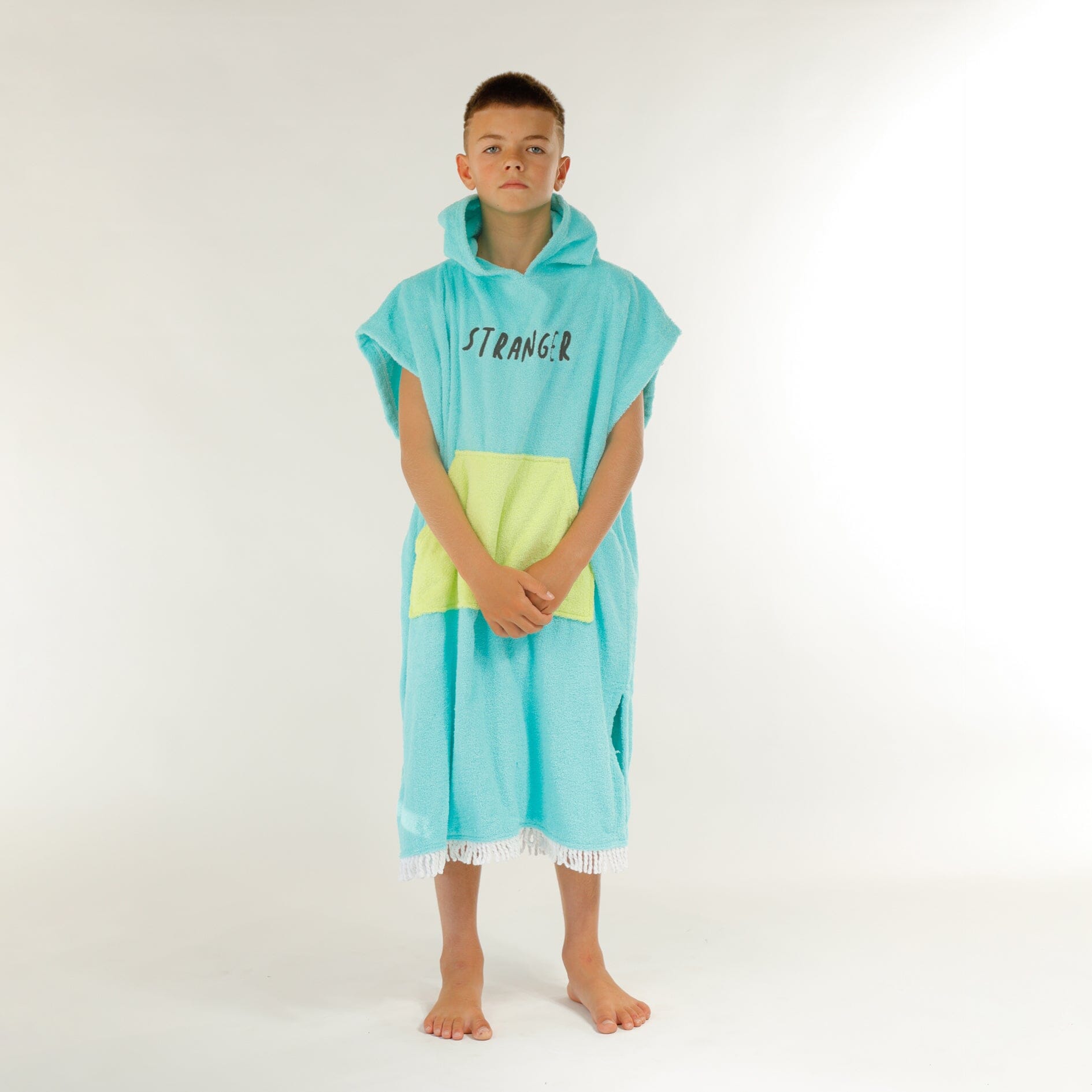 Hello Stranger - STRANGER PONCHO TOWEL - Turquoise Boys Hello Stranger