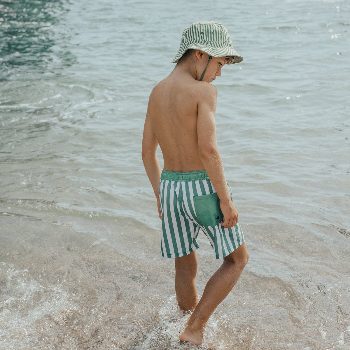 Crywolf - BOARD SHORT - Coastal Stripe Boys Crywolf