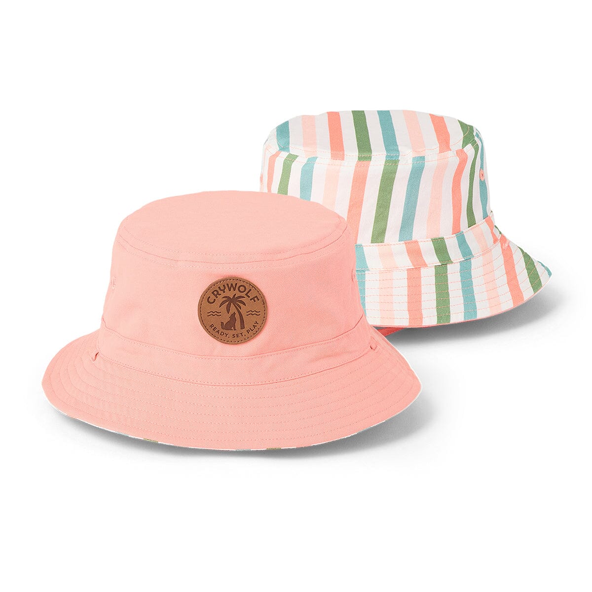 Crywolf - REVERSIBLE BUCKET HAT - Summer Stripe Girls Crywolf