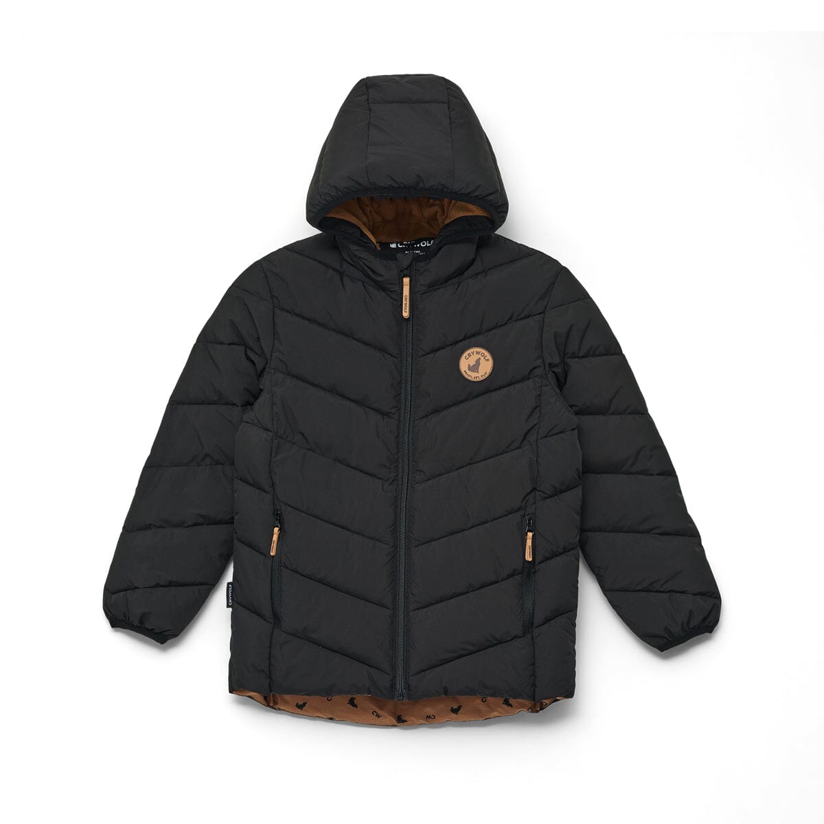 Crywolf | ECO PUFFER - Black *** PRE ORDER / DUE EARLY-MID APRIL *** Girls Crywolf