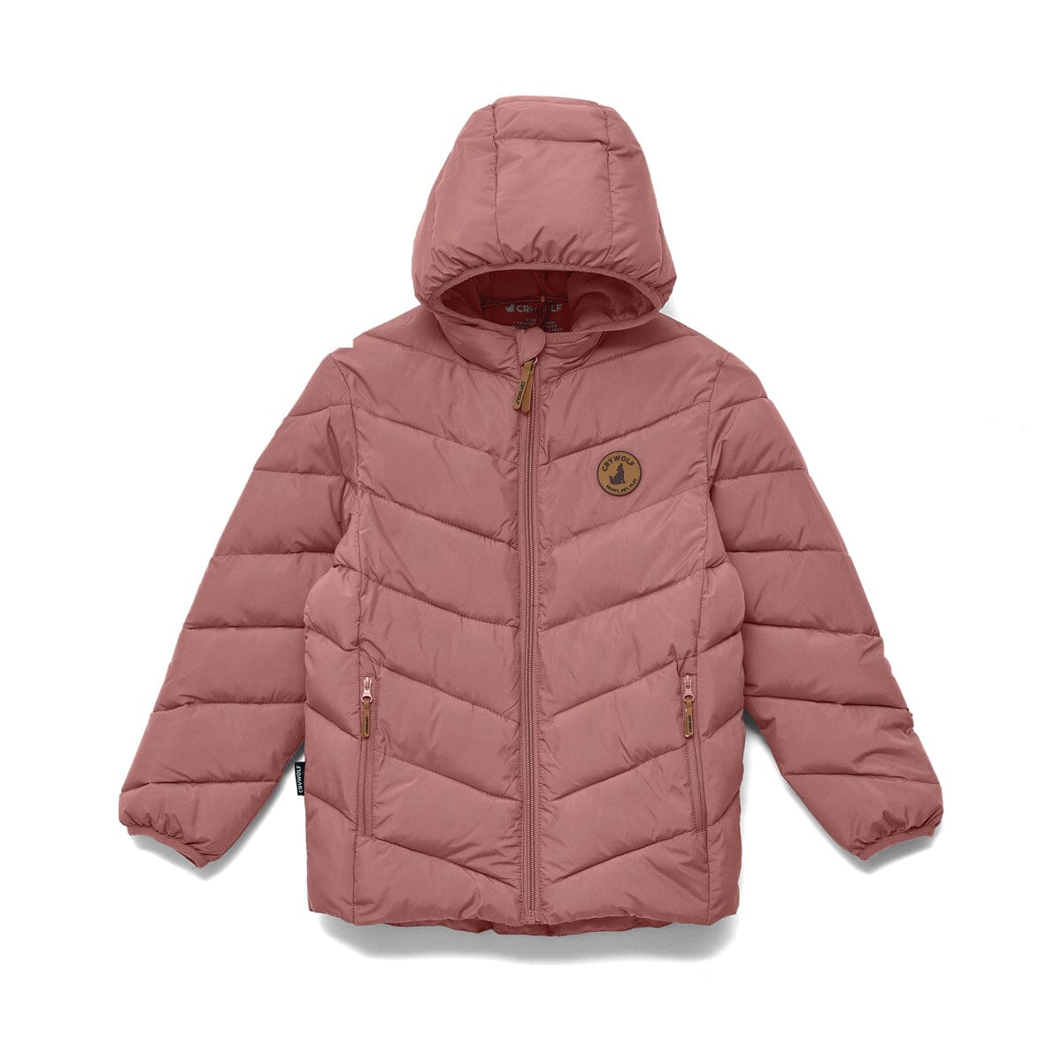 Crywolf | ECO PUFFER - Rosewood *** PRE ORDER / DUE EARLY-MID APRIL *** Girls Crywolf