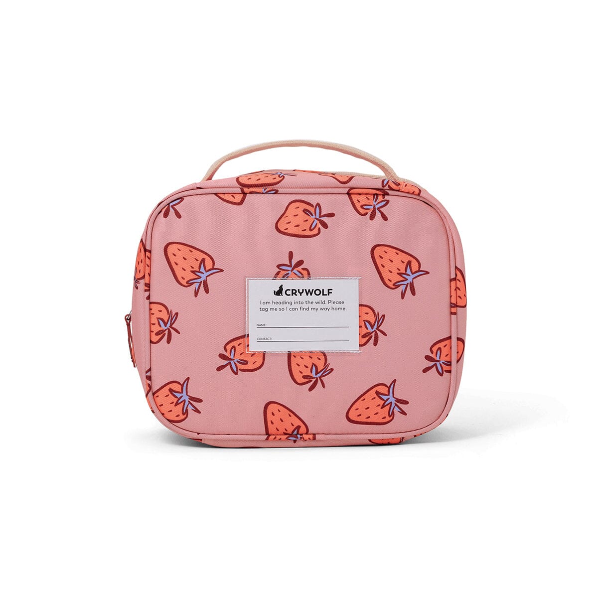 Crywolf - EVERYDAY LUNCH BAG - Strawberry Splash Girls Crywolf