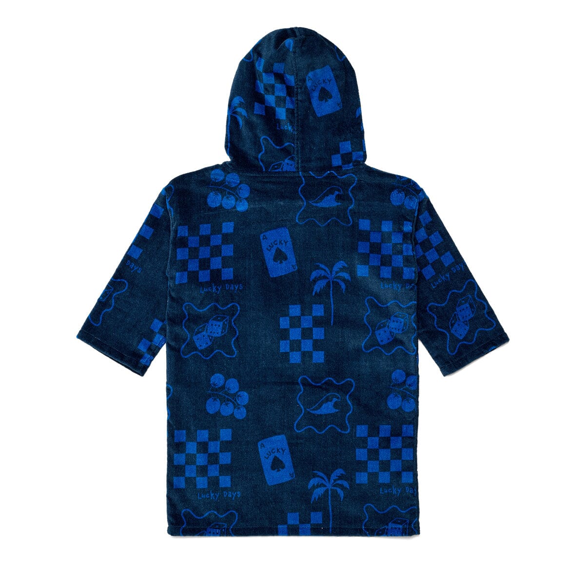 Crywolf - EVERYWHERE ZIP-UP TOWEL - Navy Boys Crywolf