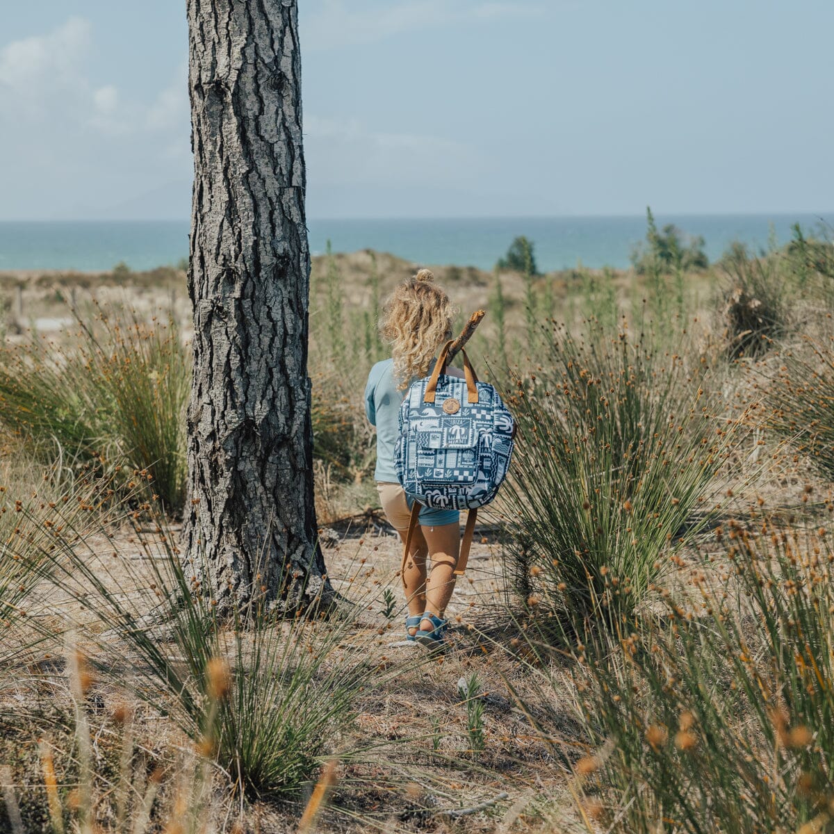 Crywolf | MINI BACKPACK - Blue Postcards CUTENESS Crywolf