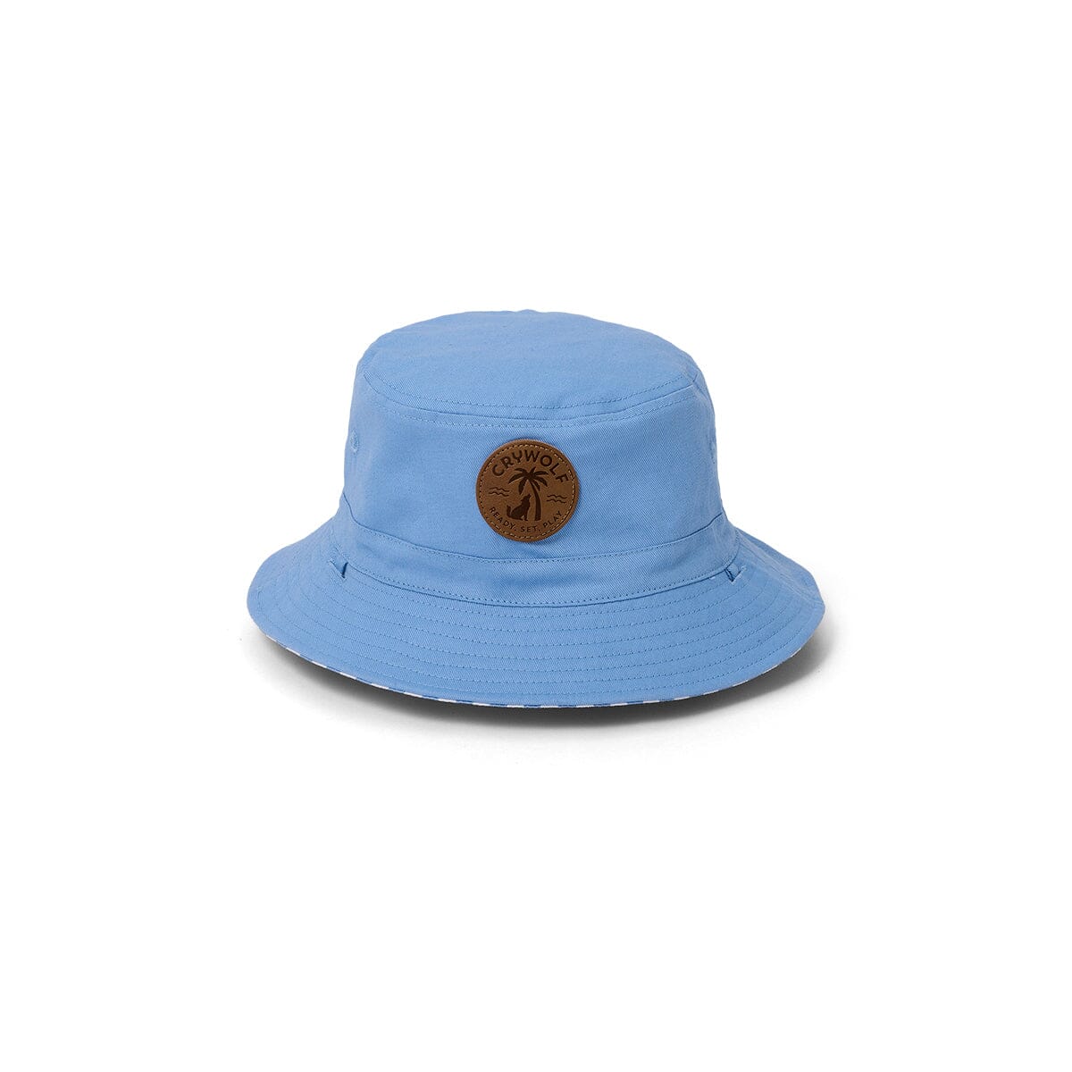 Crywolf - REVERSIBLE BUCKET HAT - Sky Blue Stripe Boys Crywolf