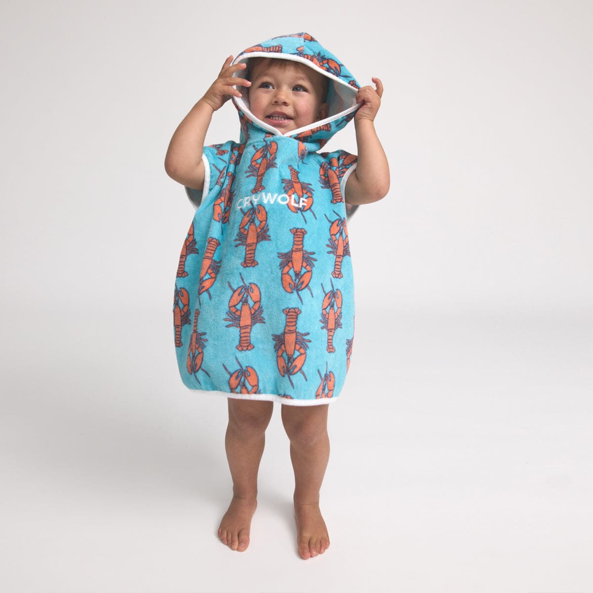 Crywolf - BABY HOODED TOWEL - Little Lobsters Girls Crywolf