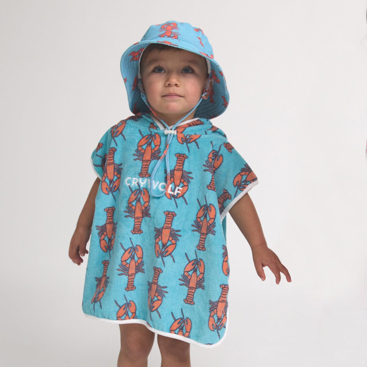 Crywolf - BABY HOODED TOWEL - Little Lobsters Girls Crywolf