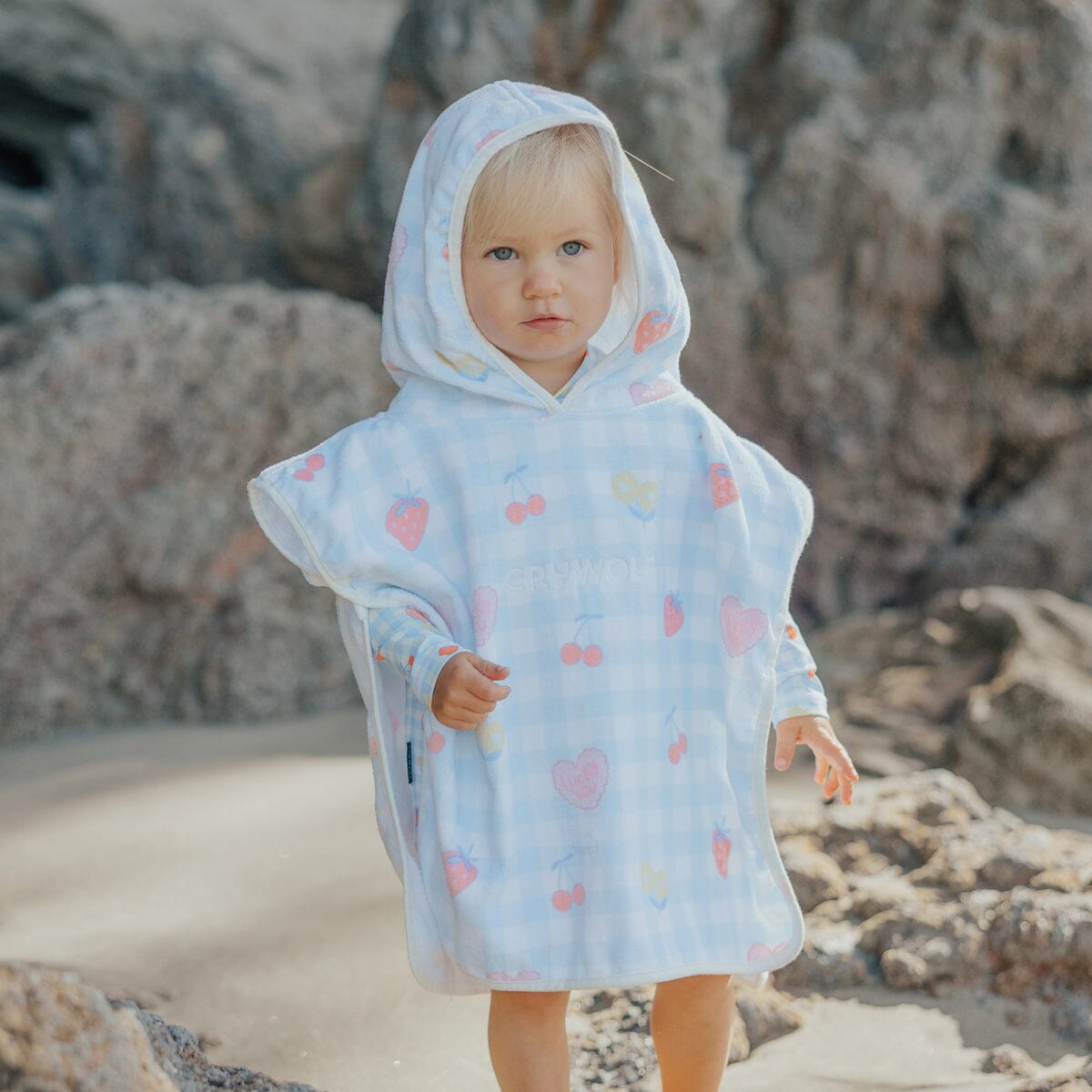 Crywolf - BABY HOODED TOWEL - Lucky Picnic Girls Crywolf