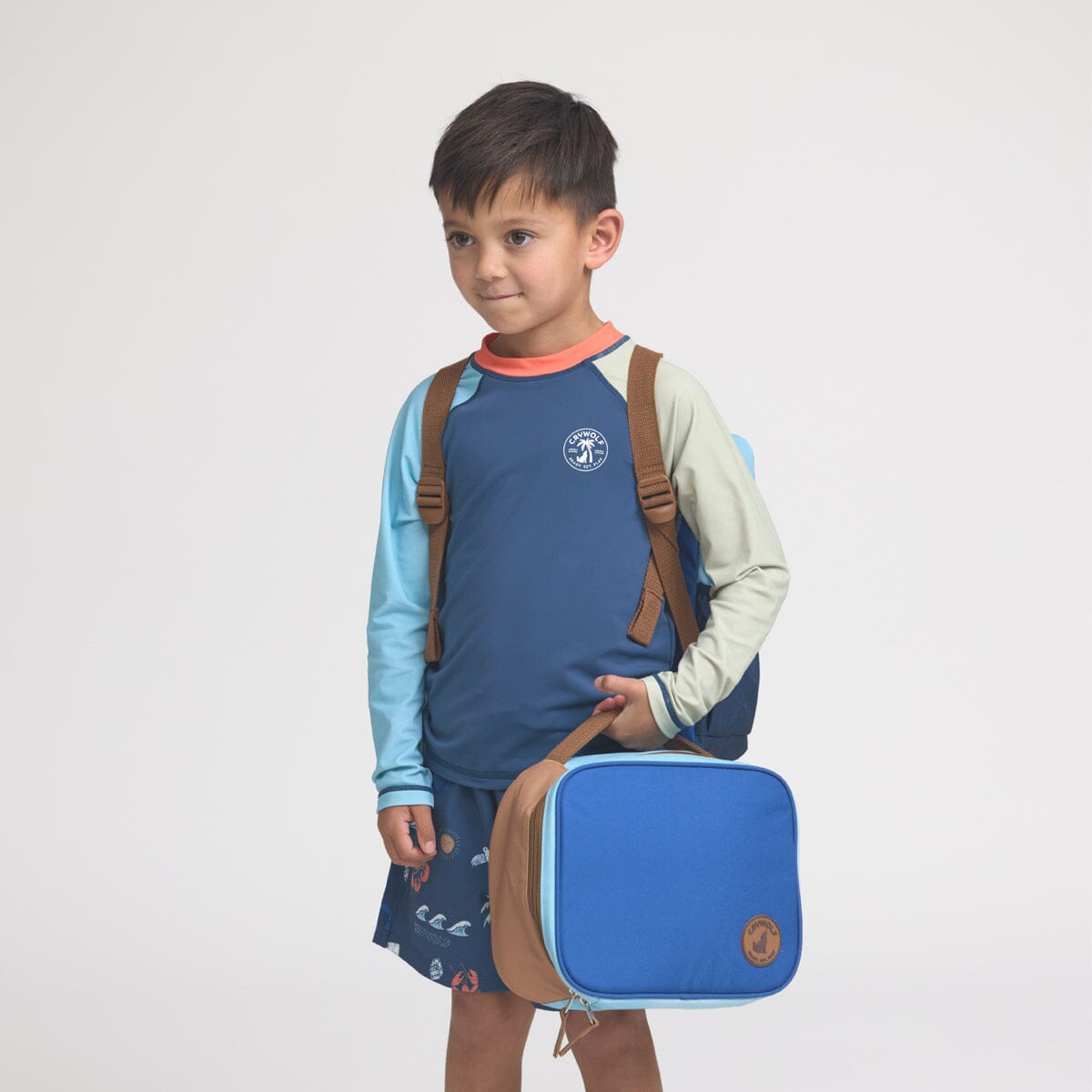 Crywolf - EVERYDAY LUNCH BAG - Deep Sea Colourblock Boys Crywolf
