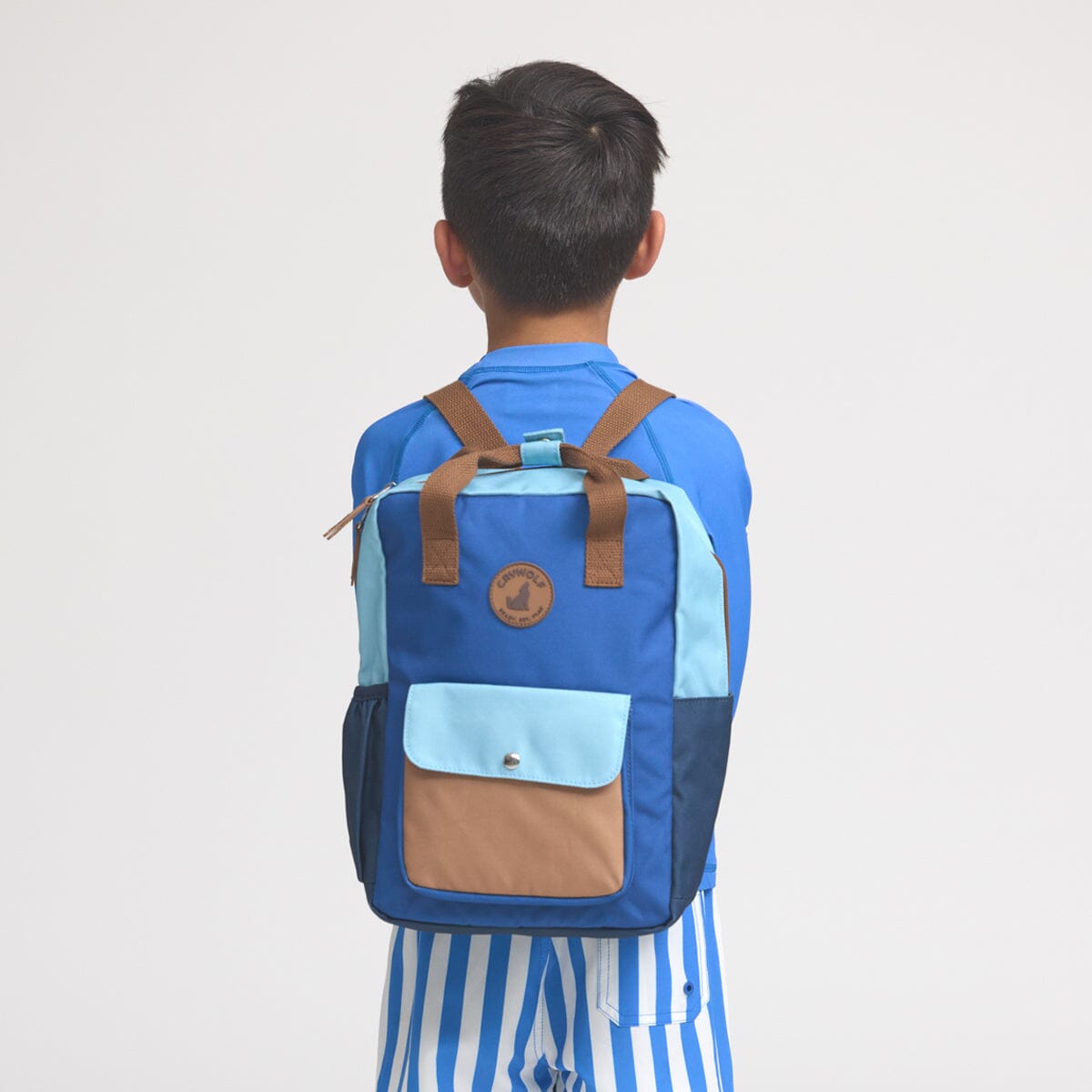 Crywolf - MINI BACKPACK - Deep Sea Colourblock Girls Crywolf