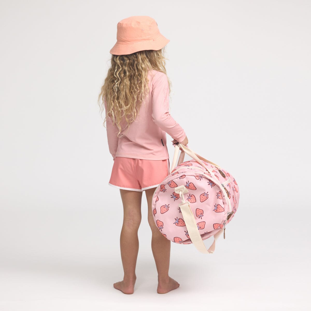 Crywolf - PACKABLE DUFFEL BAG - Strawberry Splash Girls Crywolf