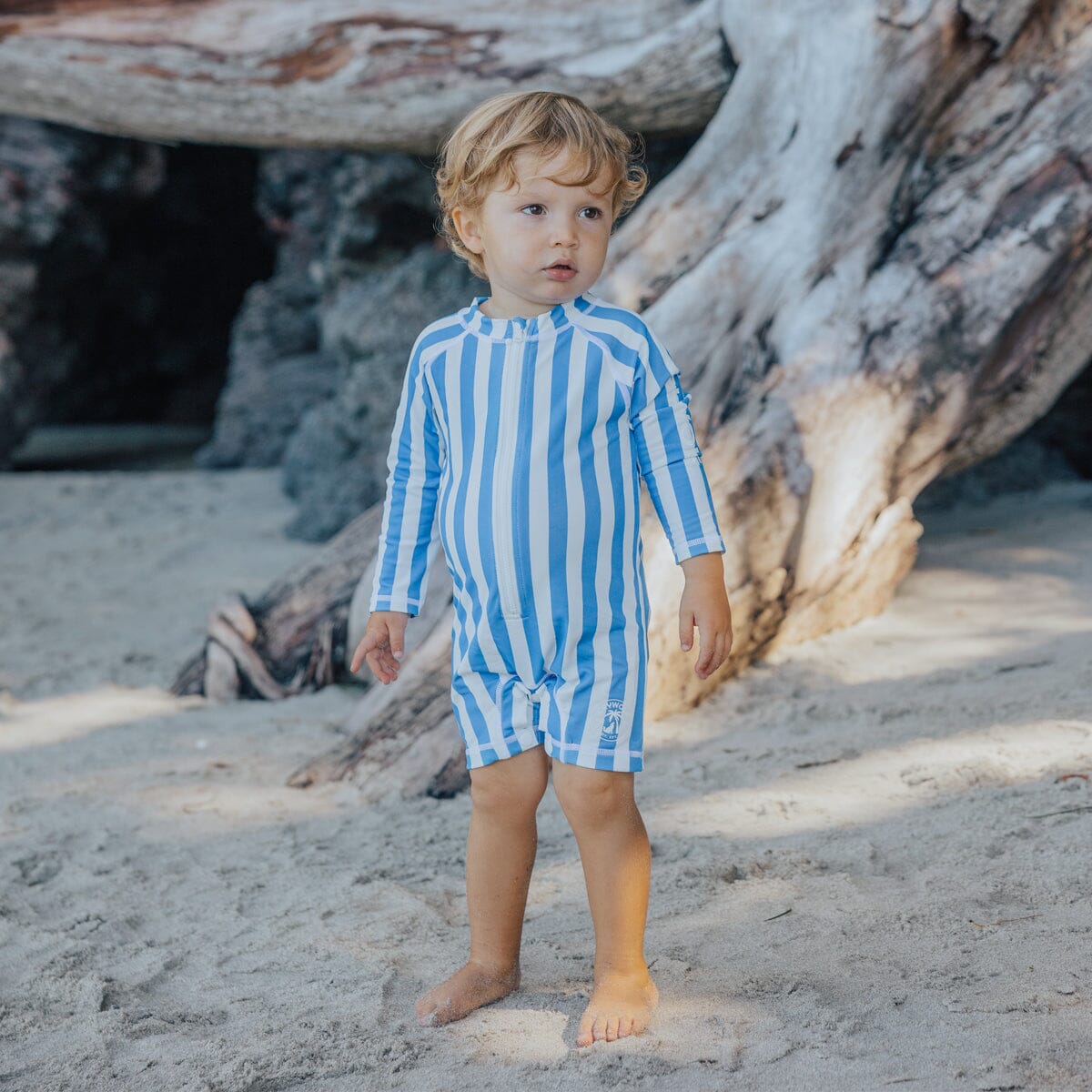Crywolf | RASH SUIT - Deep Sea Stripe Boys Crywolf