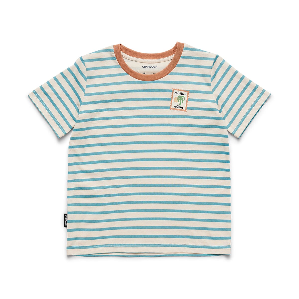 Crywolf - SUN SMART T-SHIRT - Blue Stripe Boys Crywolf