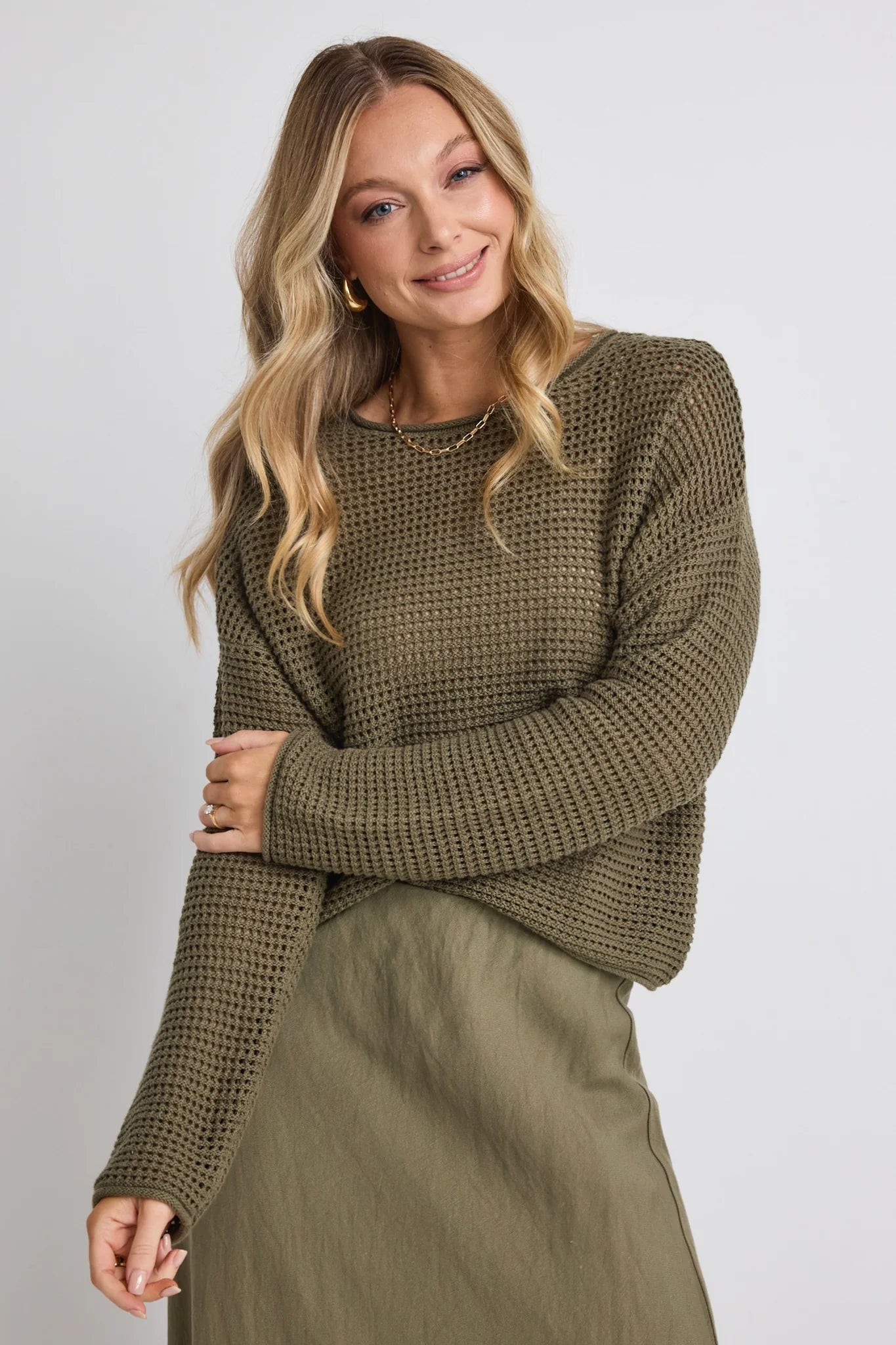 RE:Union - Dawn Jumper - Soft Khaki Womens RE:UNION